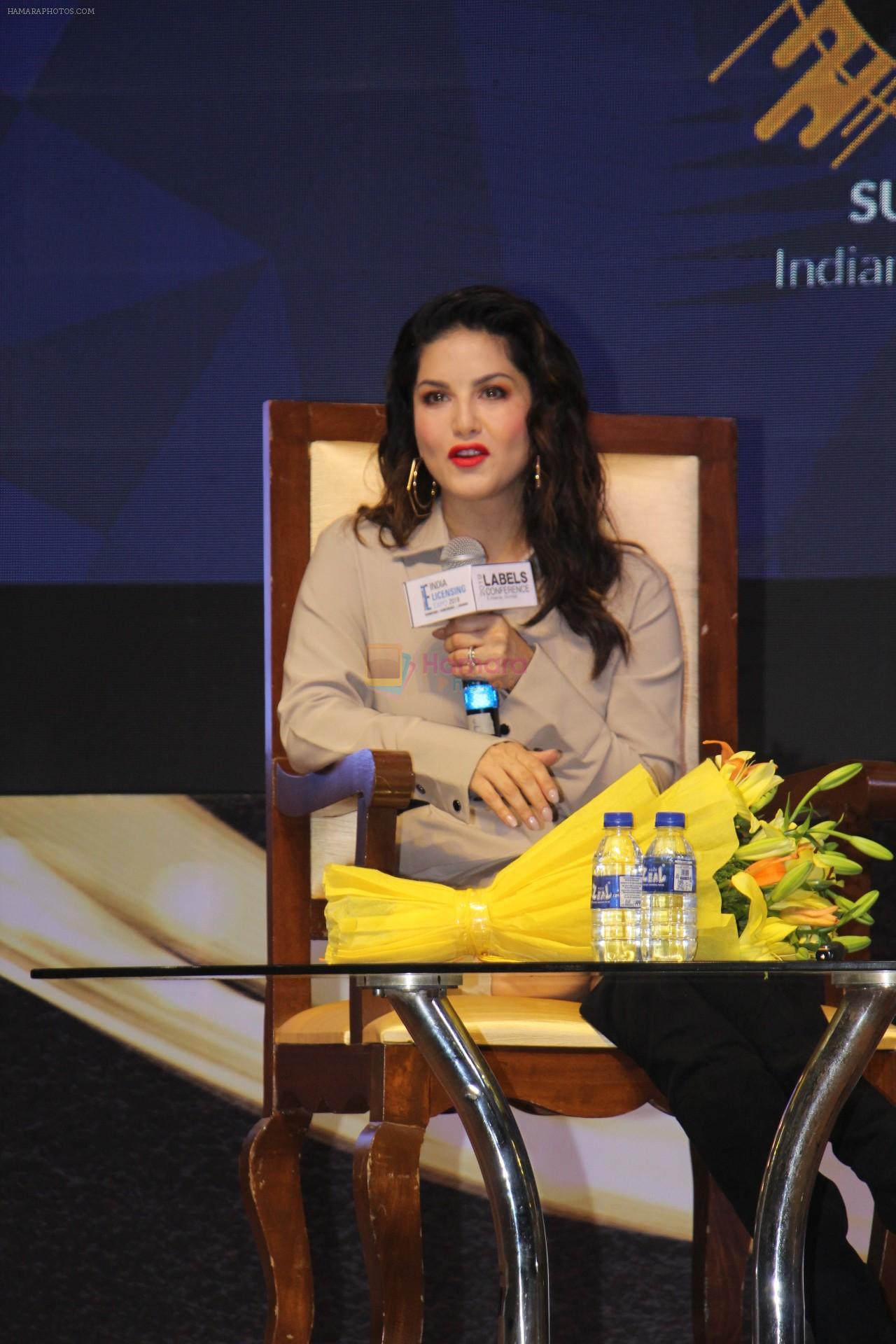 Sunny Leone unveils her fashion brand at India Licensing expo in goregaon on 8th July 2019