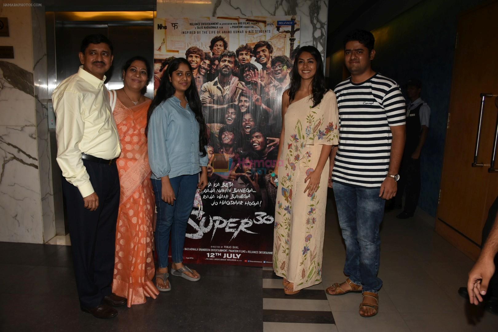 Mrunal Thakur at the Screening of film Super 30 in Yashraj studios, Andheri on 10th July 2019