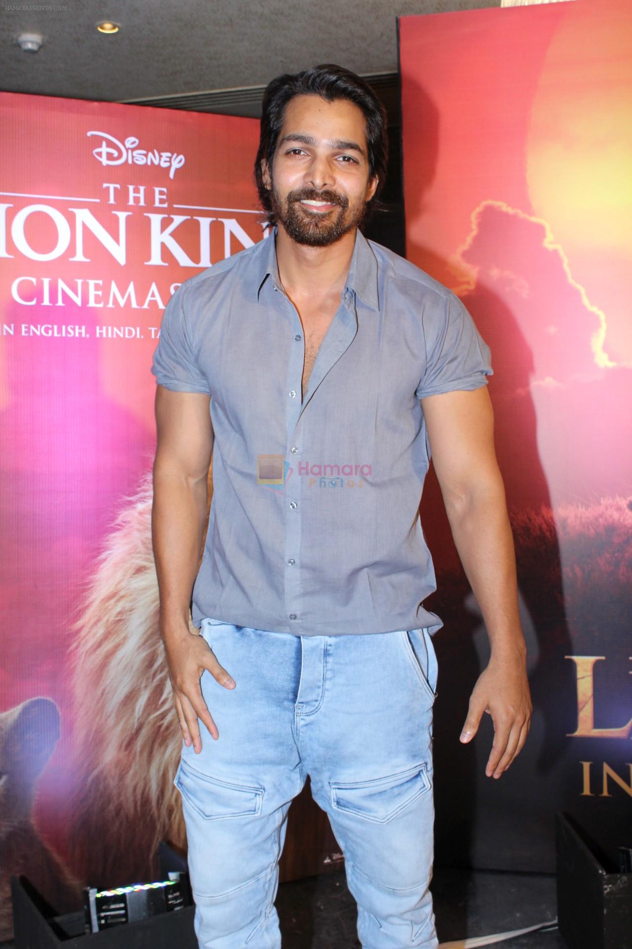 Harshvardhan Rane at the Special screening of film The Lion King on 18th July 2019