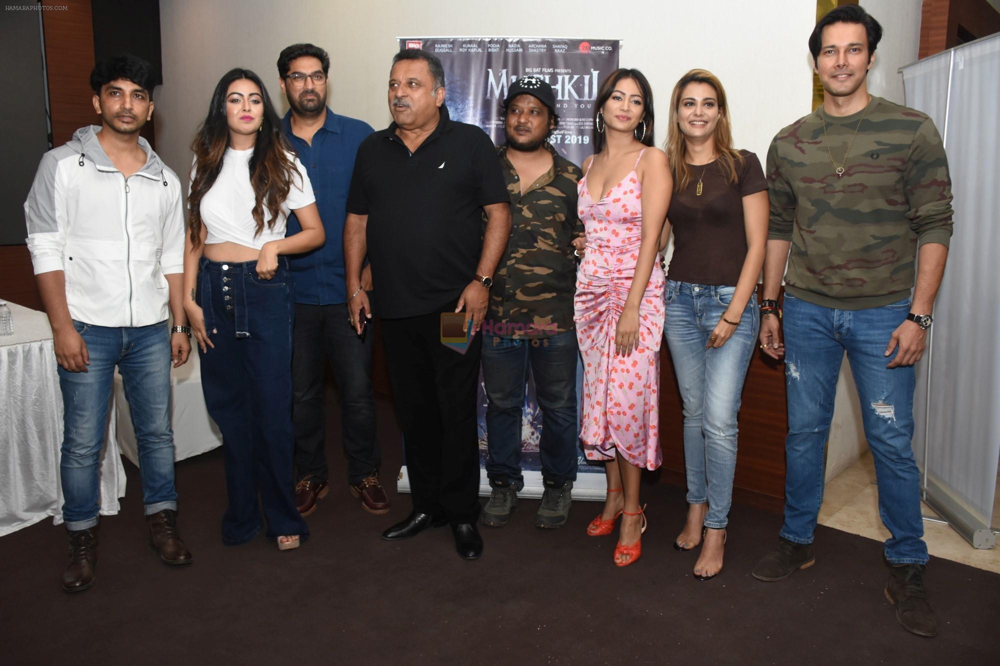 Rajneesh Duggal, Kunaal Roy Kapur at Mushkil - Fear Behind You Song Launch on 18th July 2019