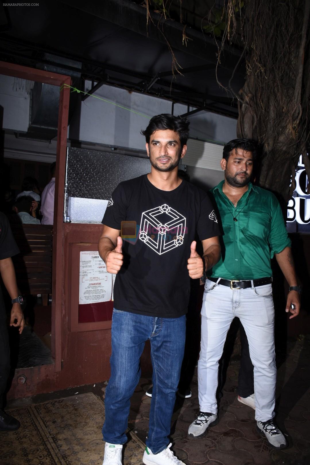 Sushant Singh Rajput spotted at bandra on 18th July 2019