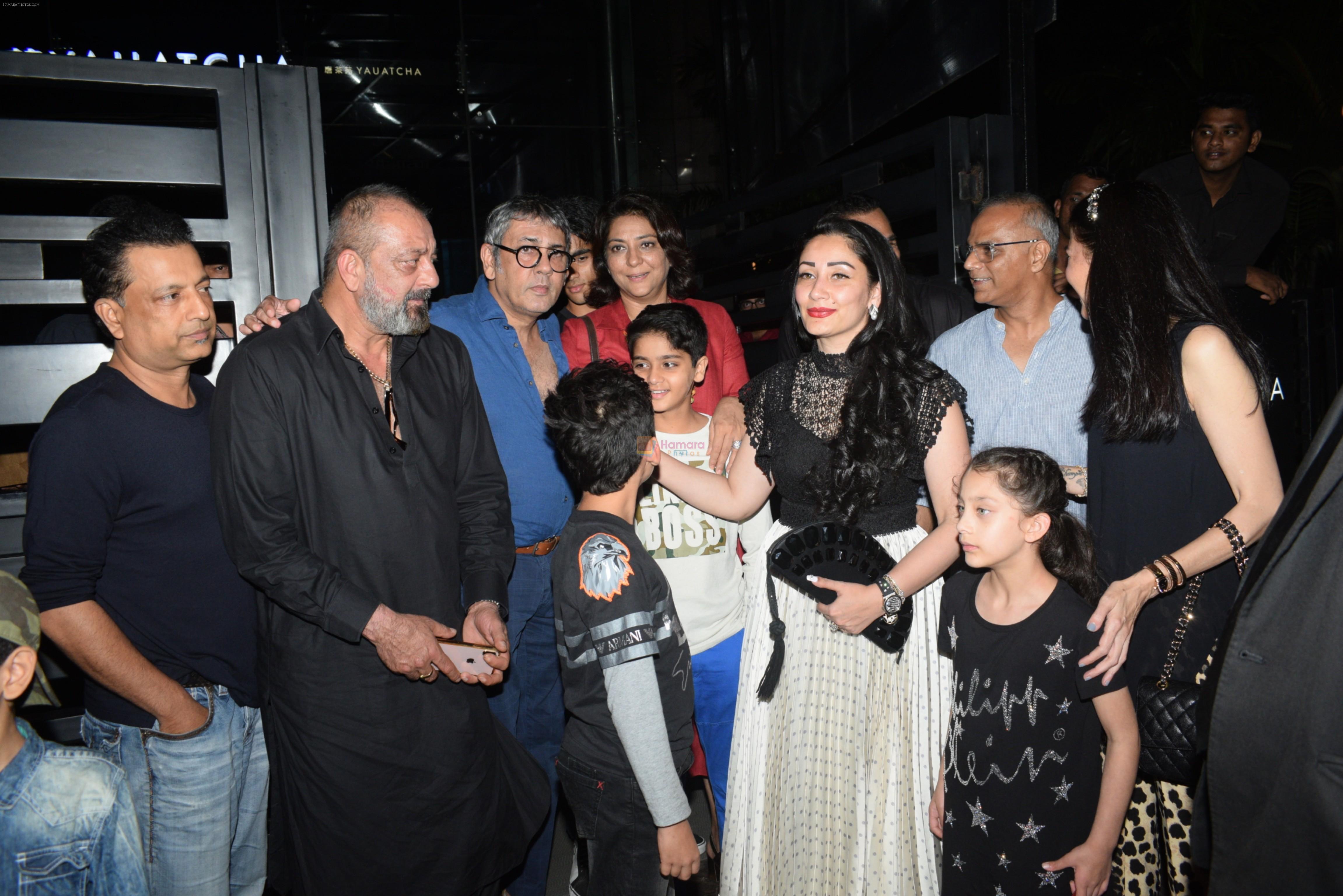 Sanjay Dutt & family spotted at Yautcha bkc on 28th July 2019
