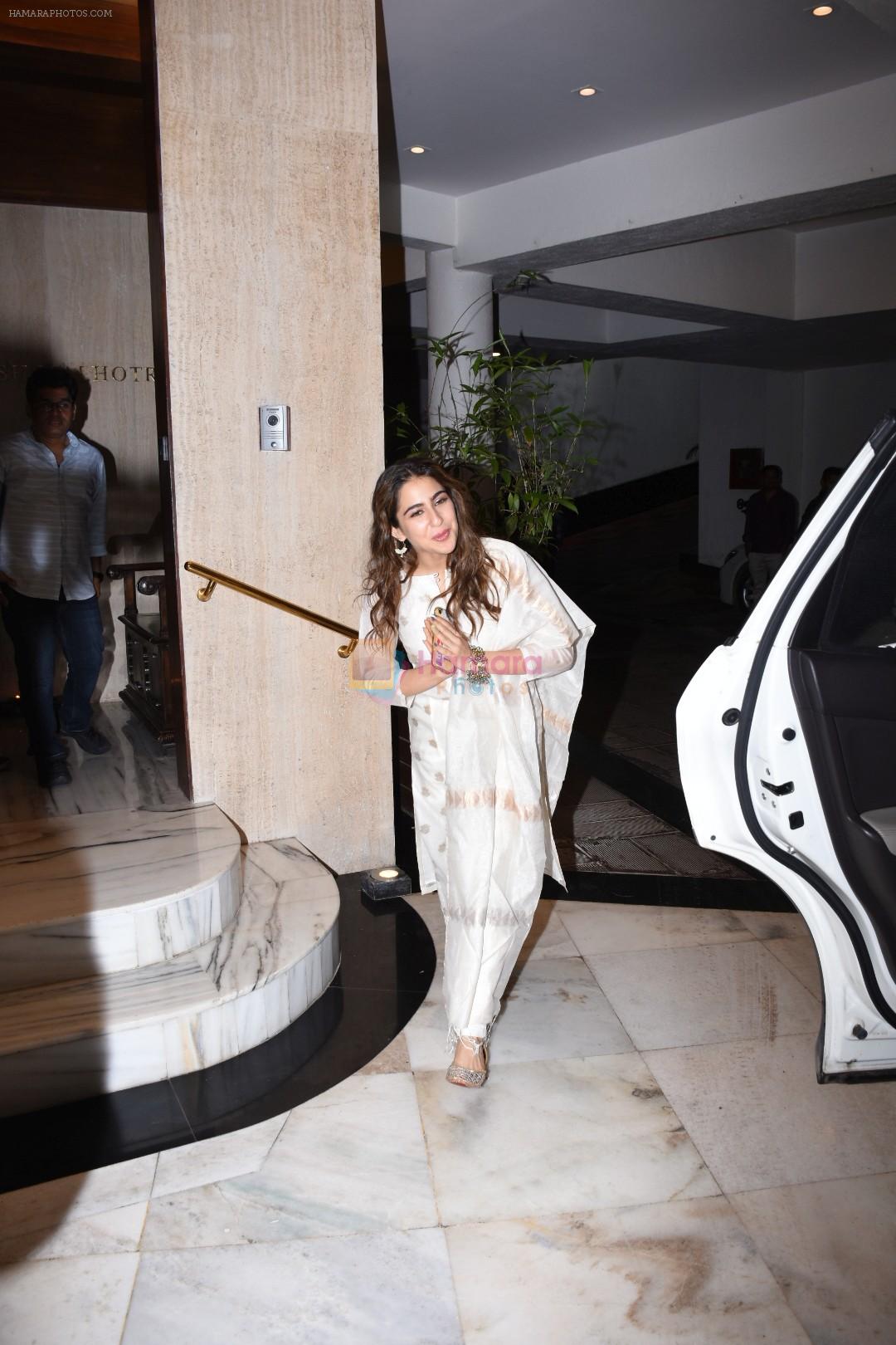 Sara Ali Khan spotted at Manish Malhotra's house in bandra on 27th July 2019