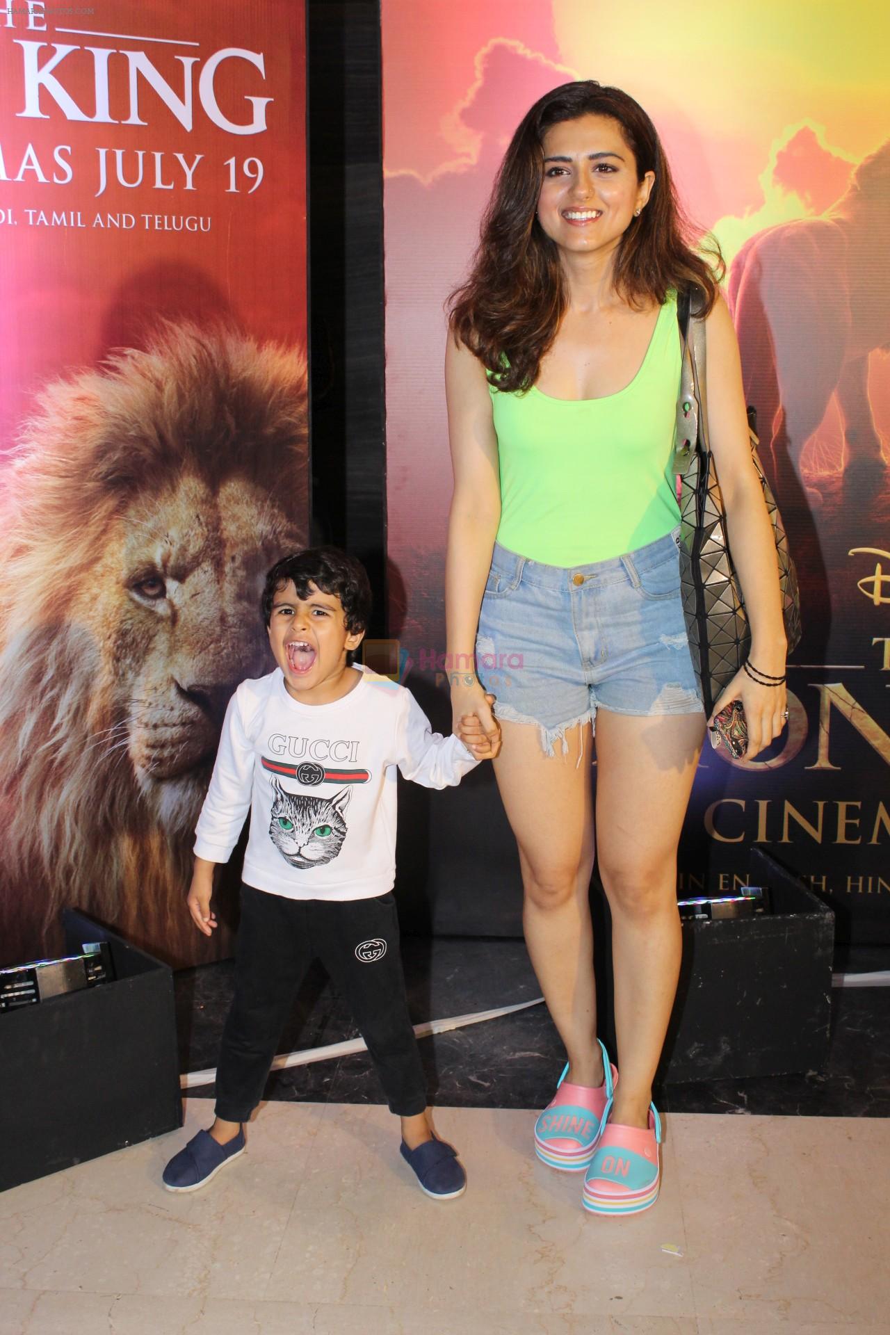 Ridhi Dogra at the Special screening of film The Lion King on 18th July 2019