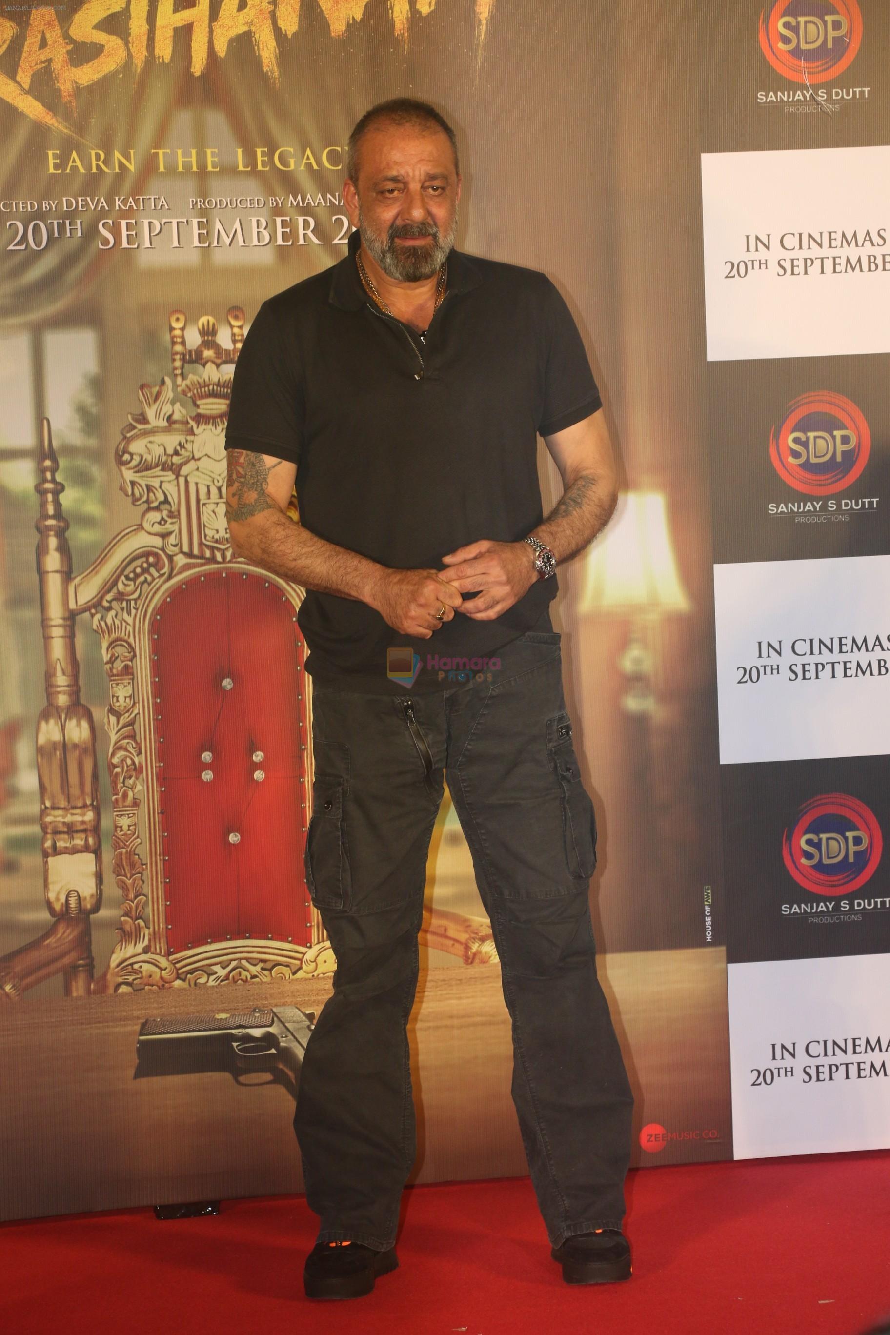 Sanjay Dutt at the Trailer launch of Sanjay Dutt's film Prasthanam in pvr juhu on 29th July 2019