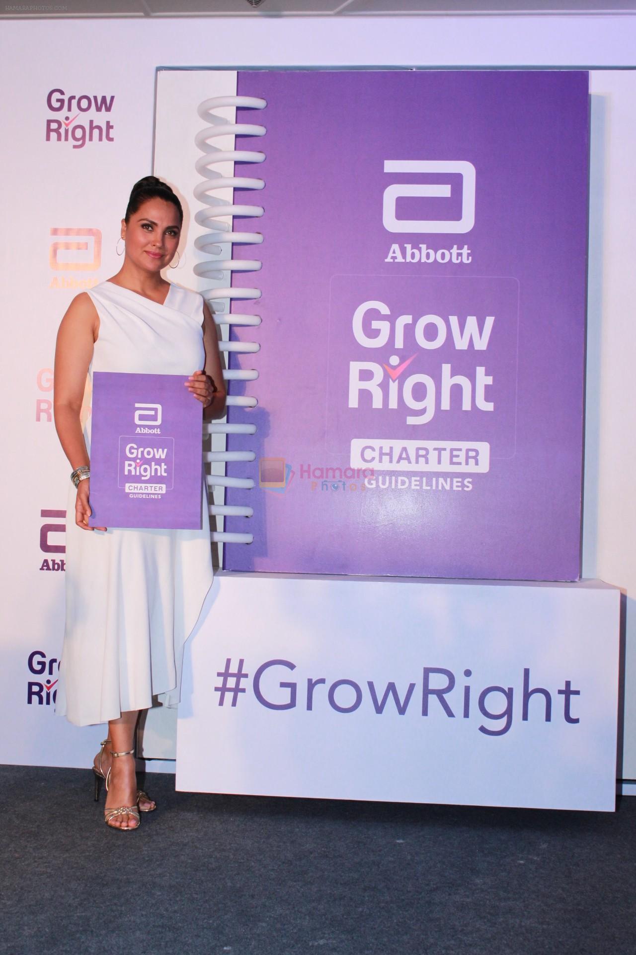 Lara Dutta At The Launch of Abbott Nutrition�s Health Programme on 30th July 2019