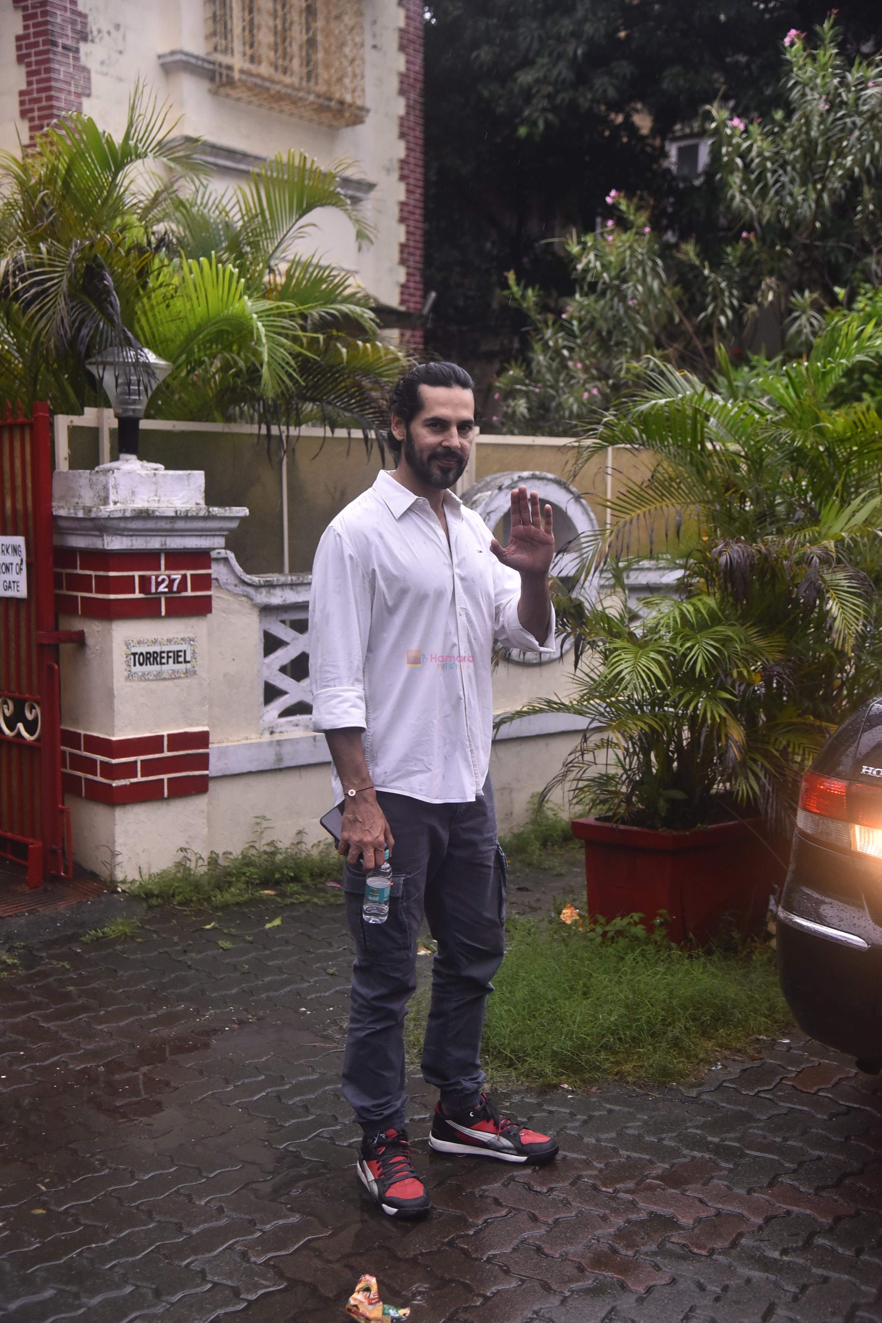 Dino Morea at prayer meet of  Kaykasshan Patel's husband Areef Patel at his house in bandra  on 30th July 2019