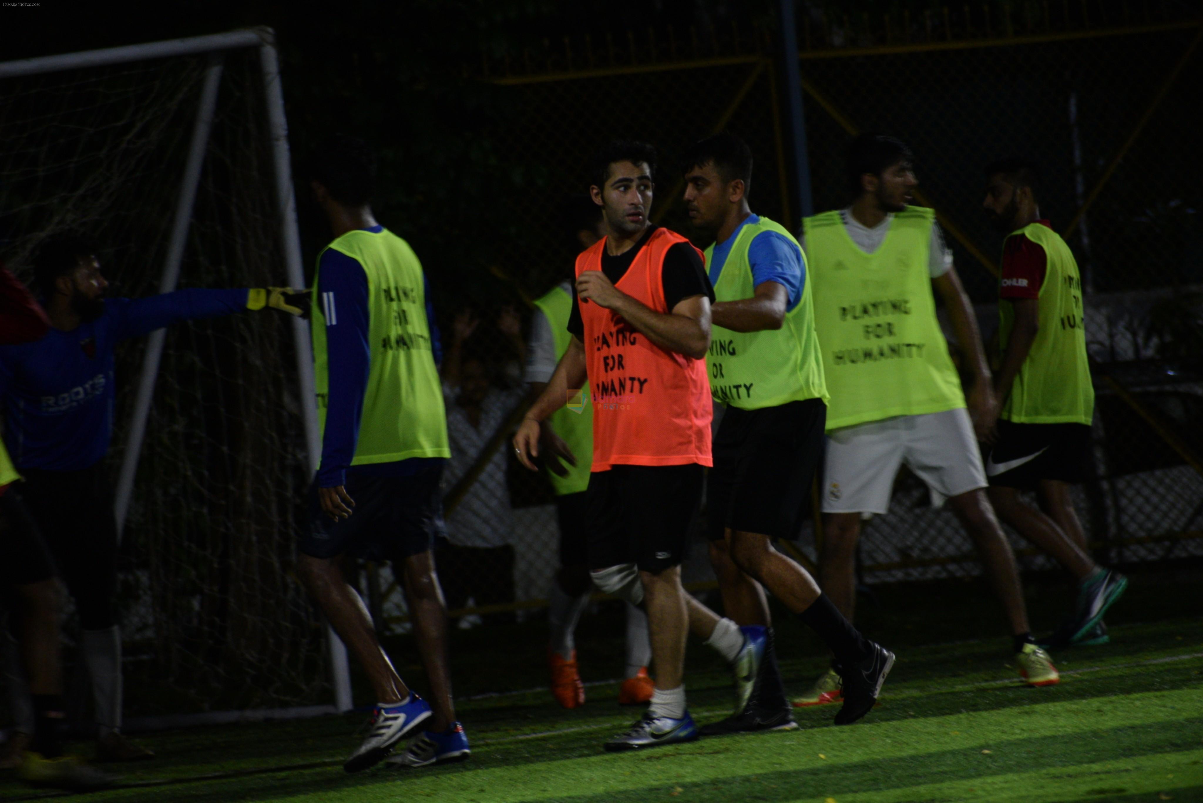 Armaan Jain spotted playing football at juhu on 4th Aug 2019