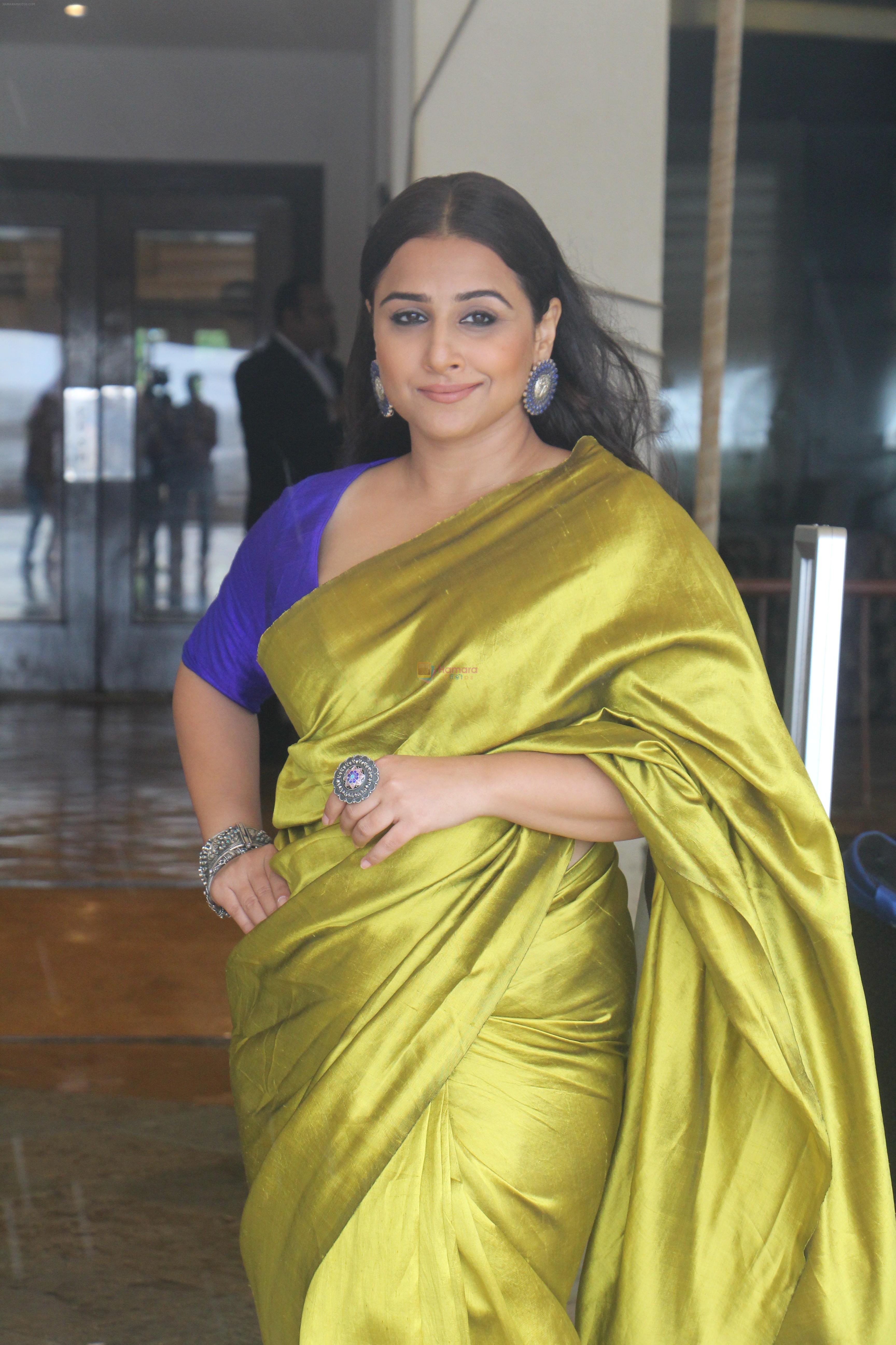 Vidya Balan at the media interactions for film Mission Mangal at Sun n Sand in juhu on 3rd Aug 2019