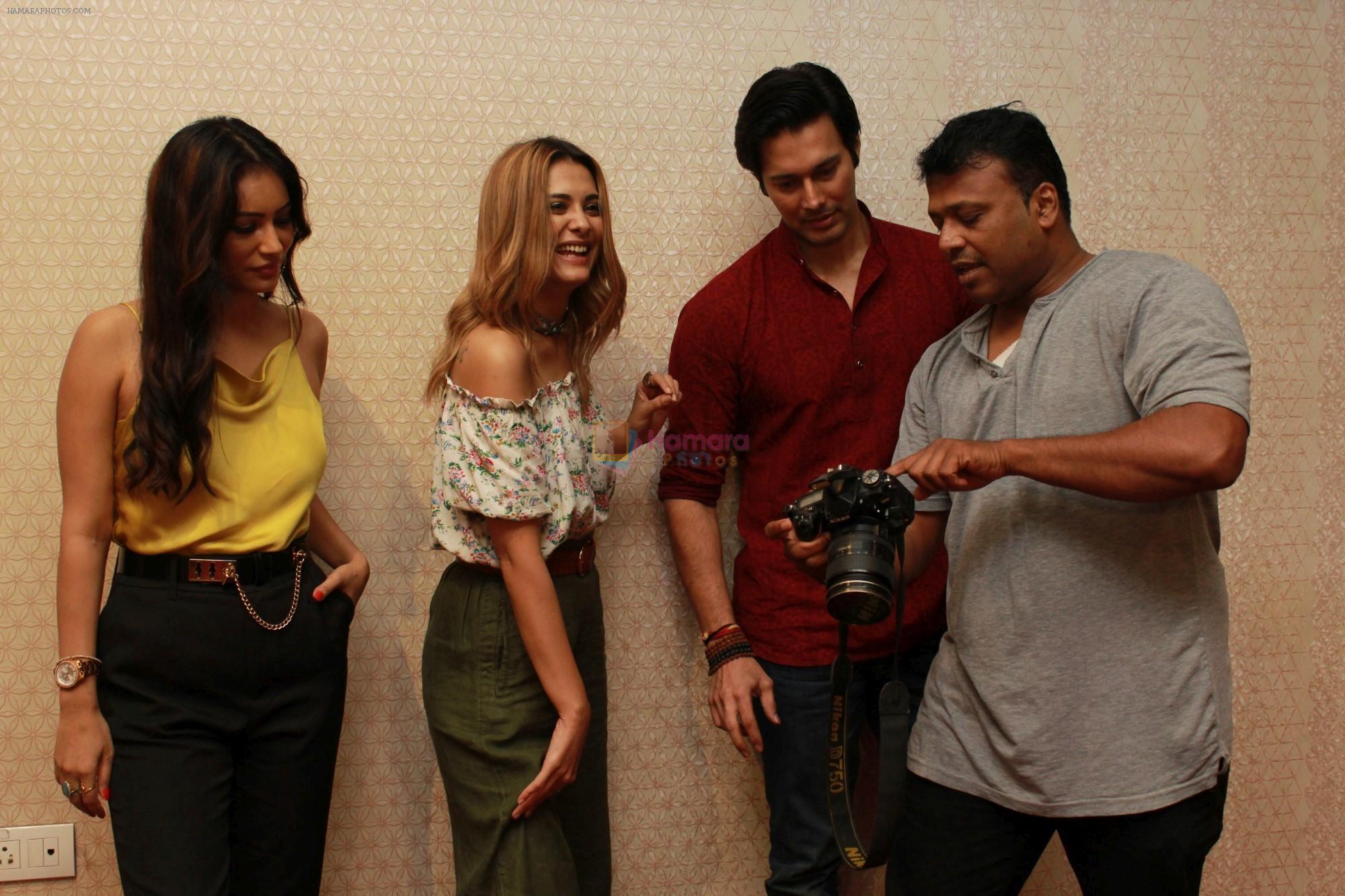 Rajneesh Duggall, Nazia Hussain, Pooja Bisht at the promotions of Film Mushkil - Fear Behind on 6th Aug 2019