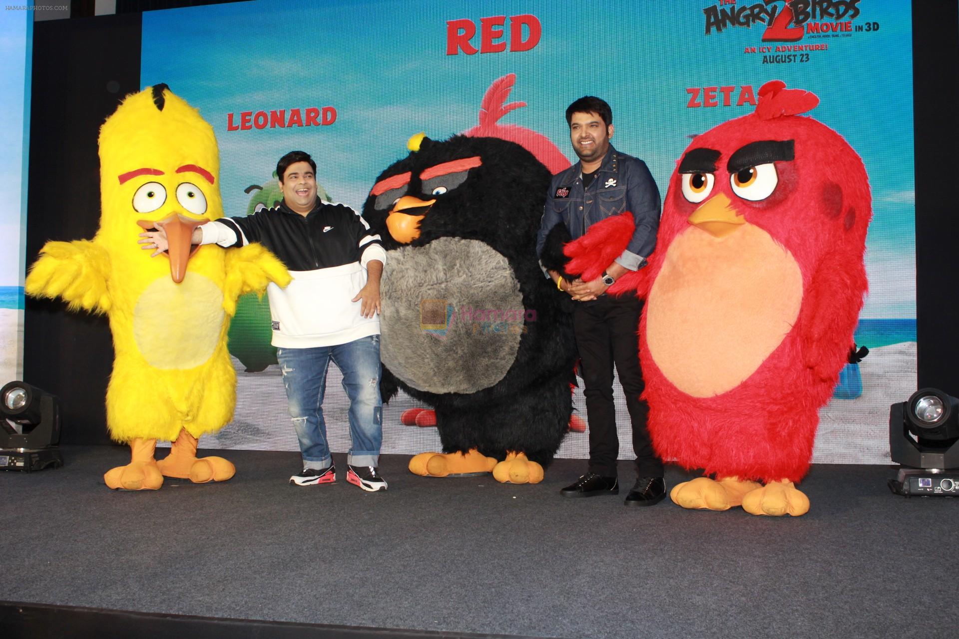 Kapil Sharma, Kiku Sharda attend press meet of The Angry Birds Movie 2 on 19th Aug 2019