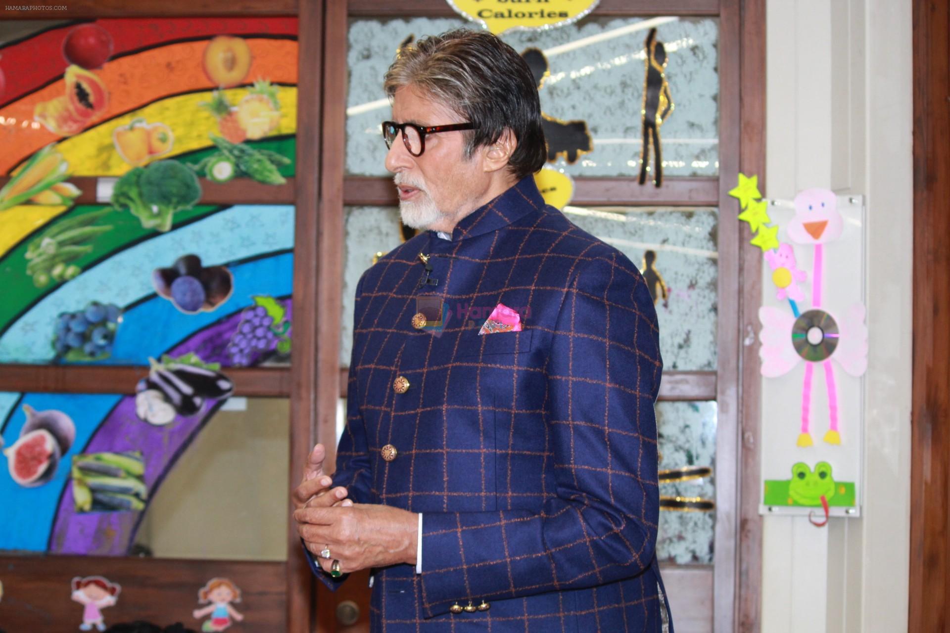 Amitabh Bachchan at the launch of Ndtv Banega Swasth India Season 6 in juhu on 19th Aug 2019