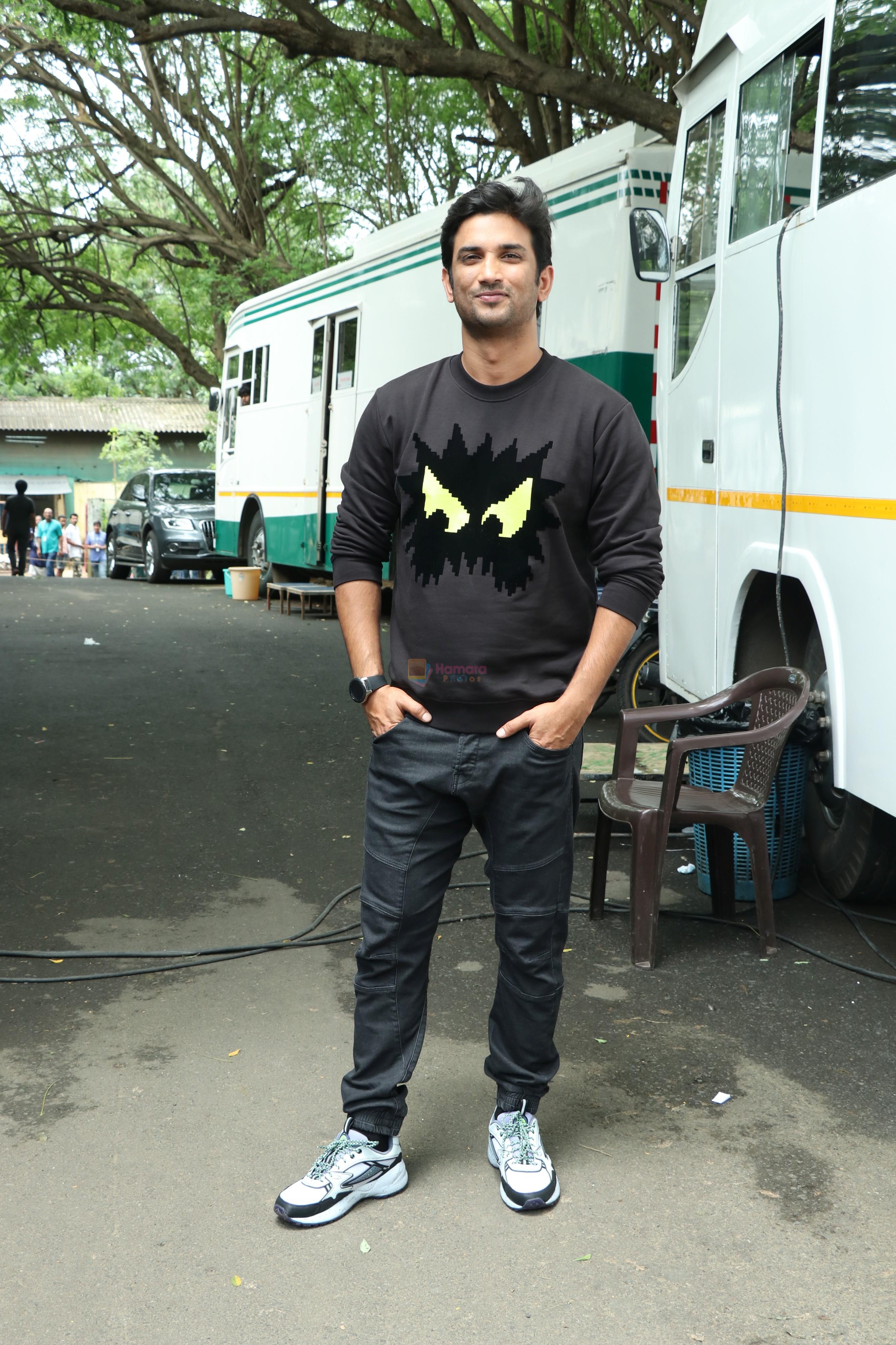 Sushant Singh Rajput spotted at the promotion of film Chhichhore in filmcity on 18th Aug 2019