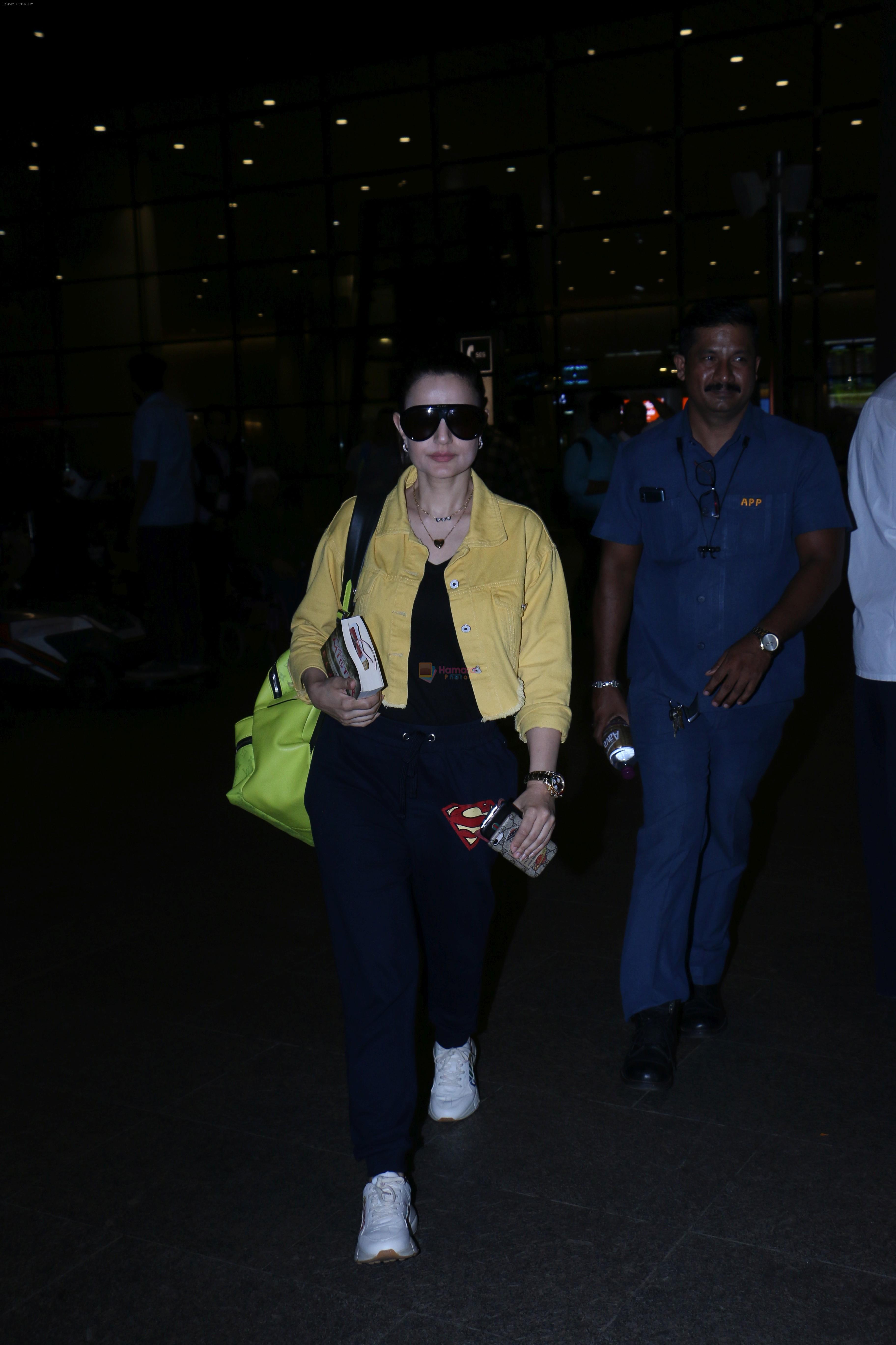 Ameesha Patel spotted at airport on 20th Aug 2019