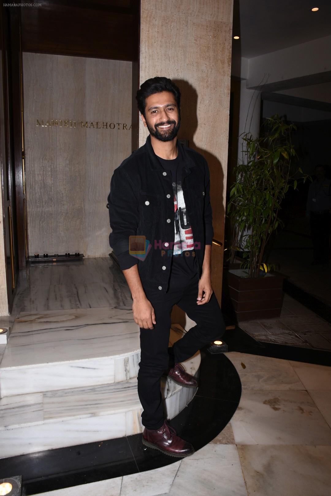 Vicky Kaushal at Manish Malhotra's party at his home in bandra on 20th Aug 2019
