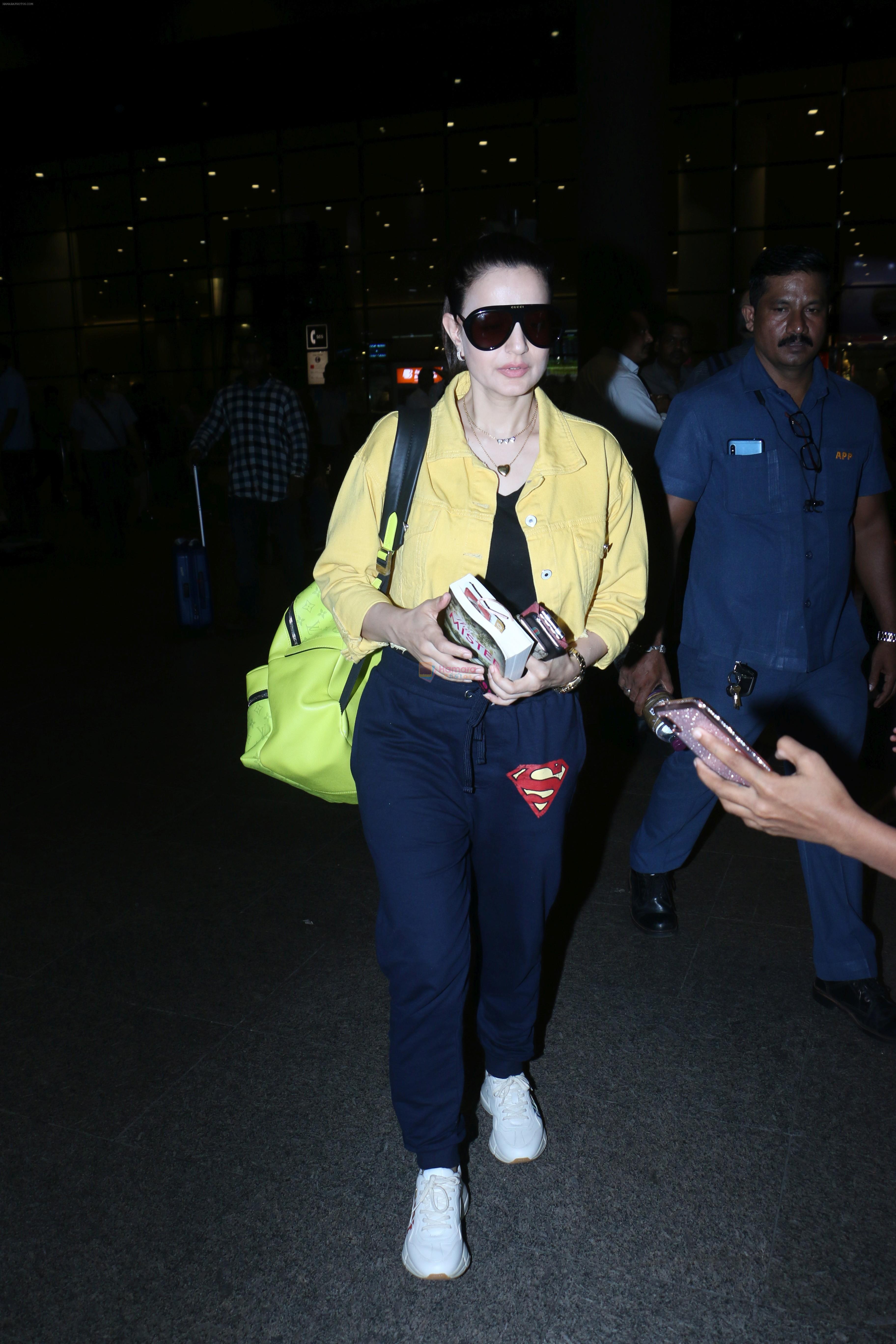 Ameesha Patel spotted at airport on 20th Aug 2019