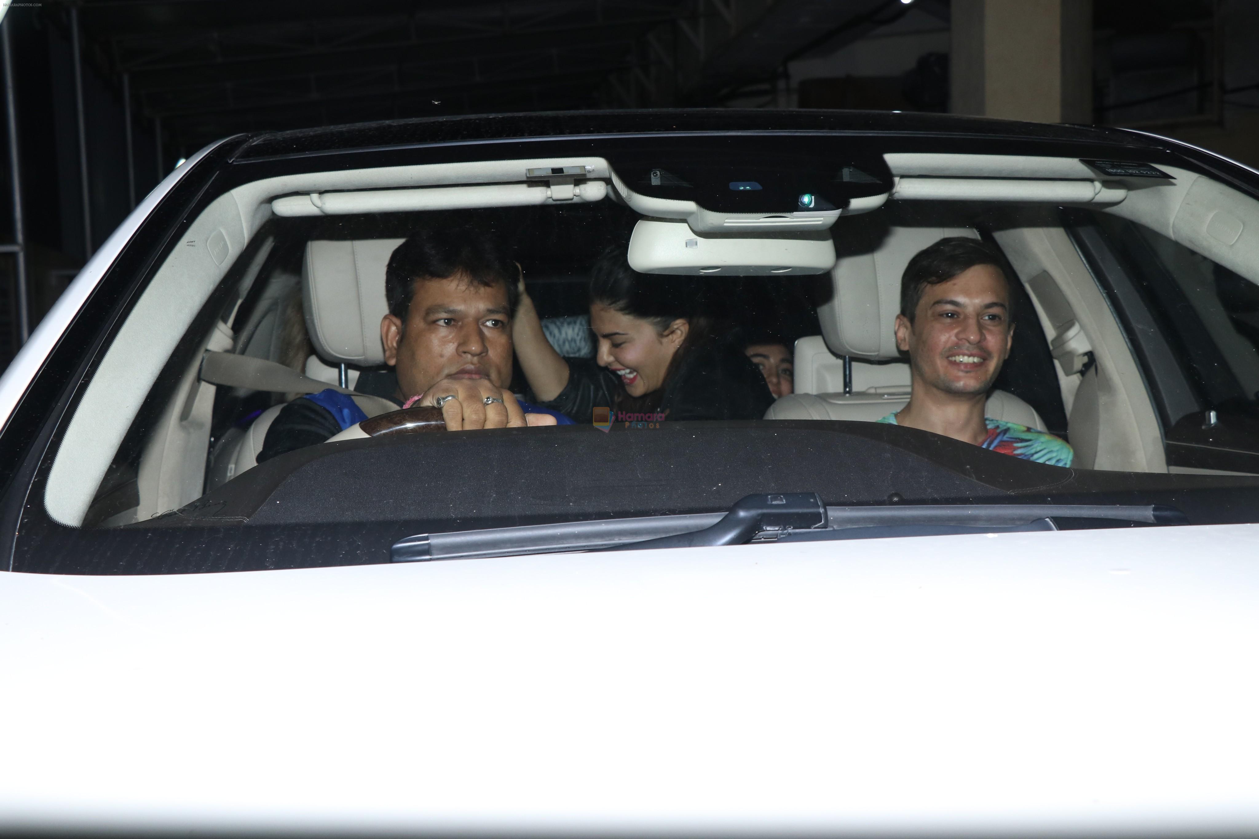 Jacqueline Fernandez and family spotted at PVR juhu on 21st Aug 2019