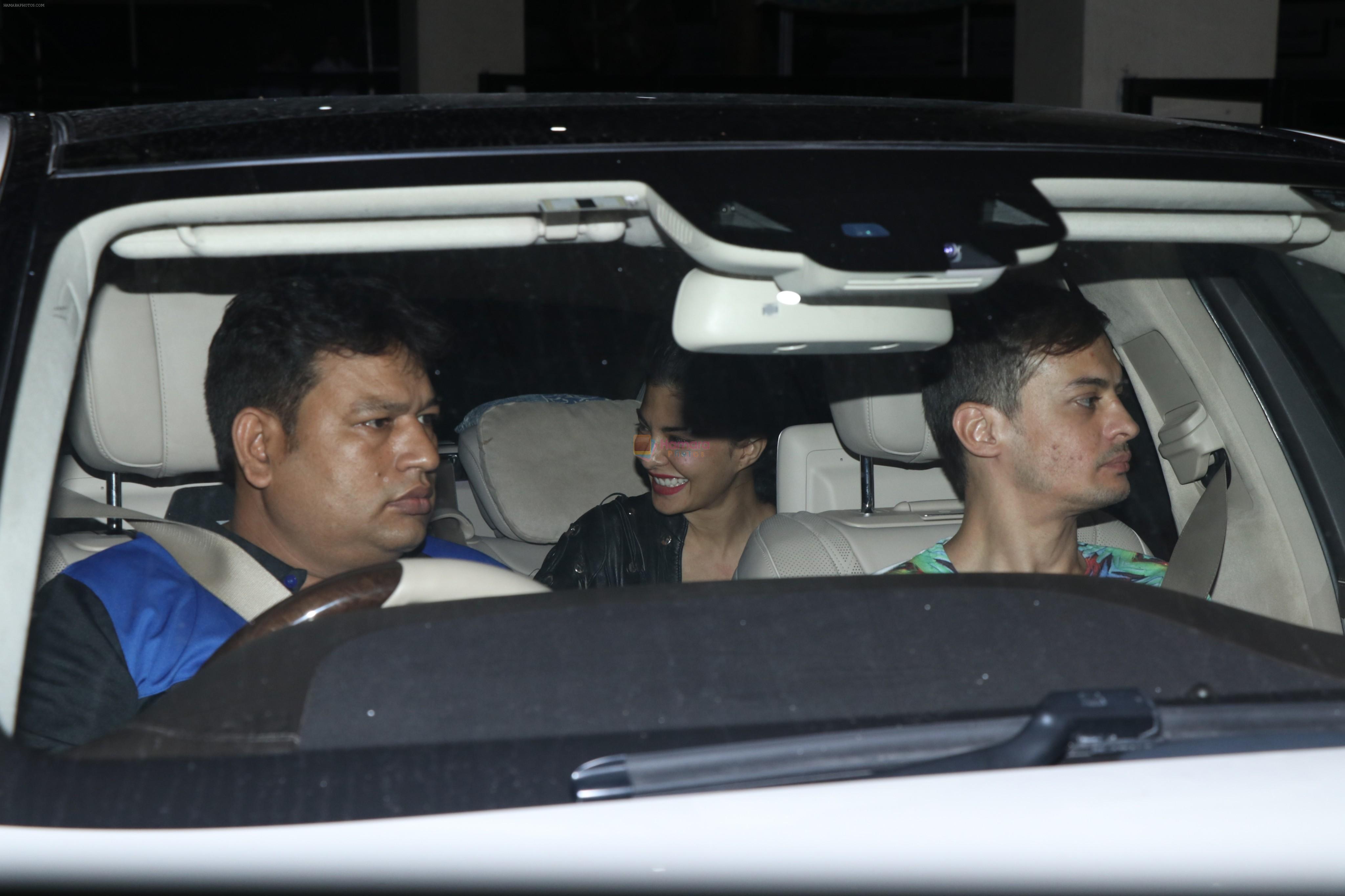 Jacqueline Fernandez and family spotted at PVR juhu on 21st Aug 2019
