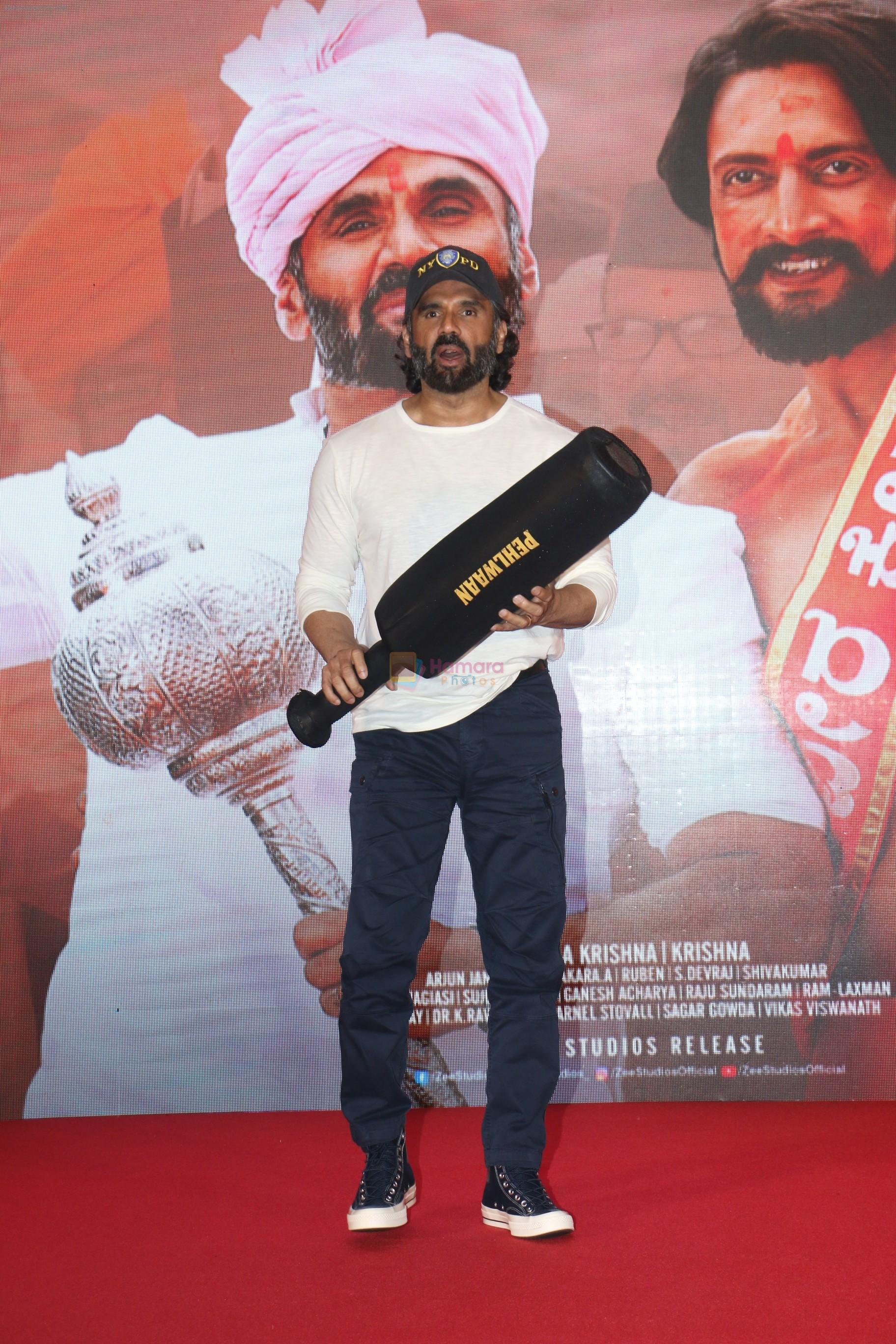 Sunil Shetty at the press conference of film Pehlwaan at Sun n Sand in juhu on 22nd Aug 2019