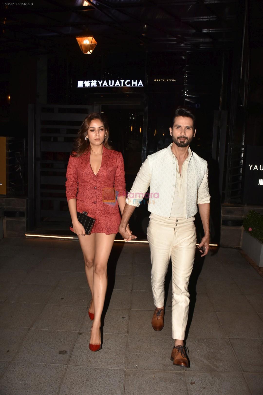 Shahid Kapoor & Mira Rajput spotted at bkc on 24th Aug 2019
