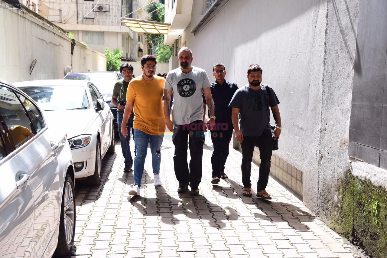 Sanjay dutt spotted at vishesh films office in bandra on 26th Aug 2019