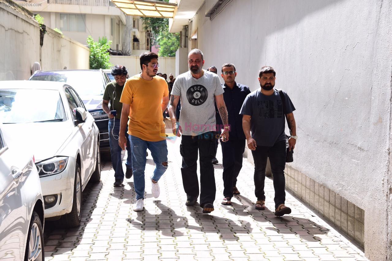 Sanjay dutt spotted at vishesh films office in bandra on 26th Aug 2019