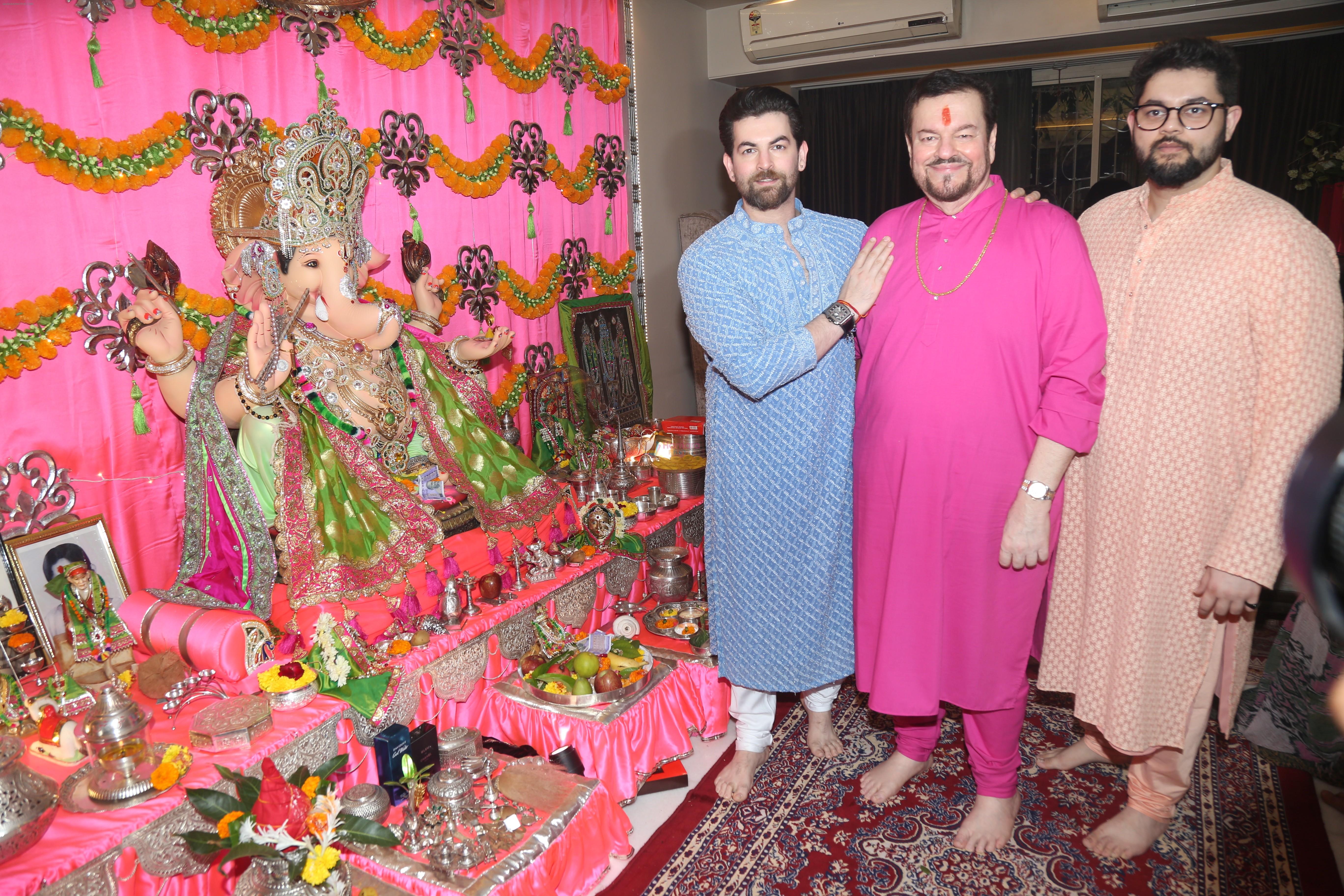 Neil Nitin Mukesh's Ganpati celebration at his house on 2nd Sept 2019