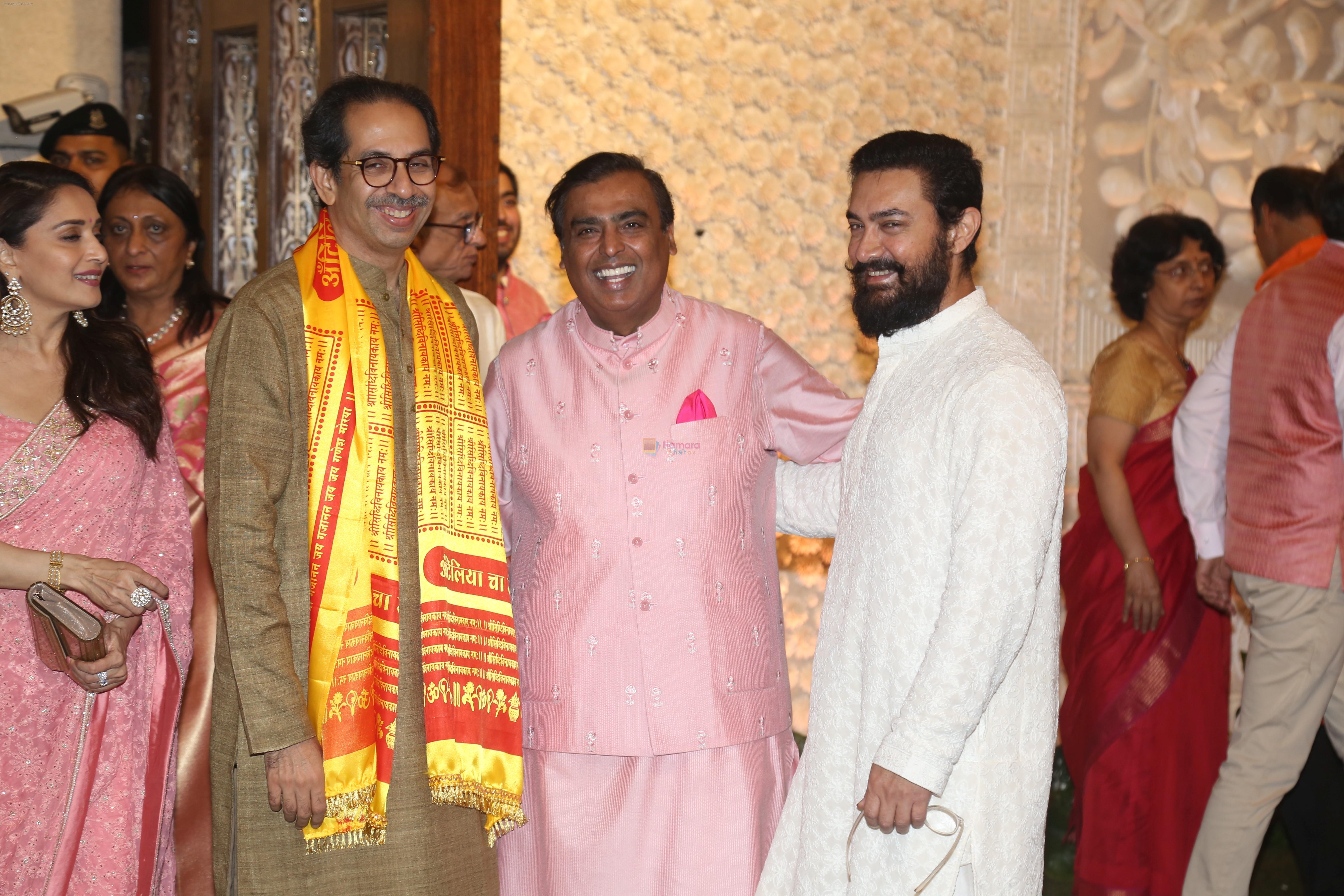 Aamir Khan at Mukesh Ambani's house for Ganpati celebration on 2nd Sept 2019