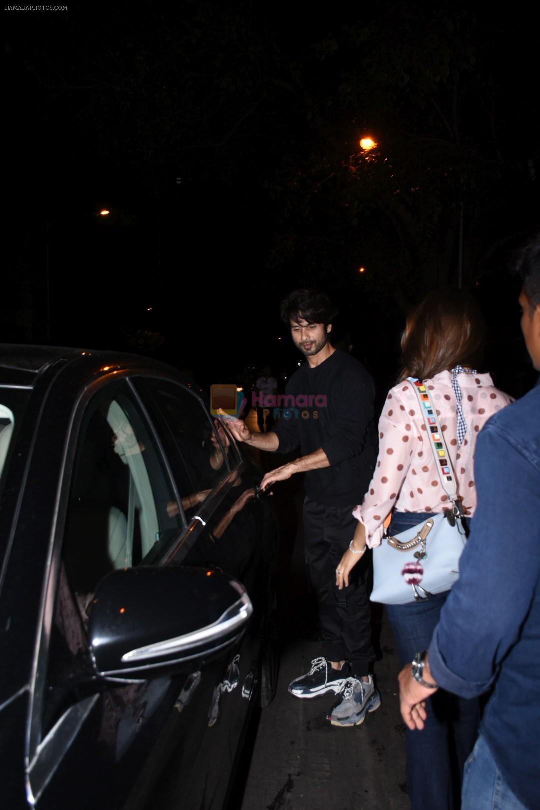 Shahid Kapoor spotted at Bandra on 12th Sept 2019