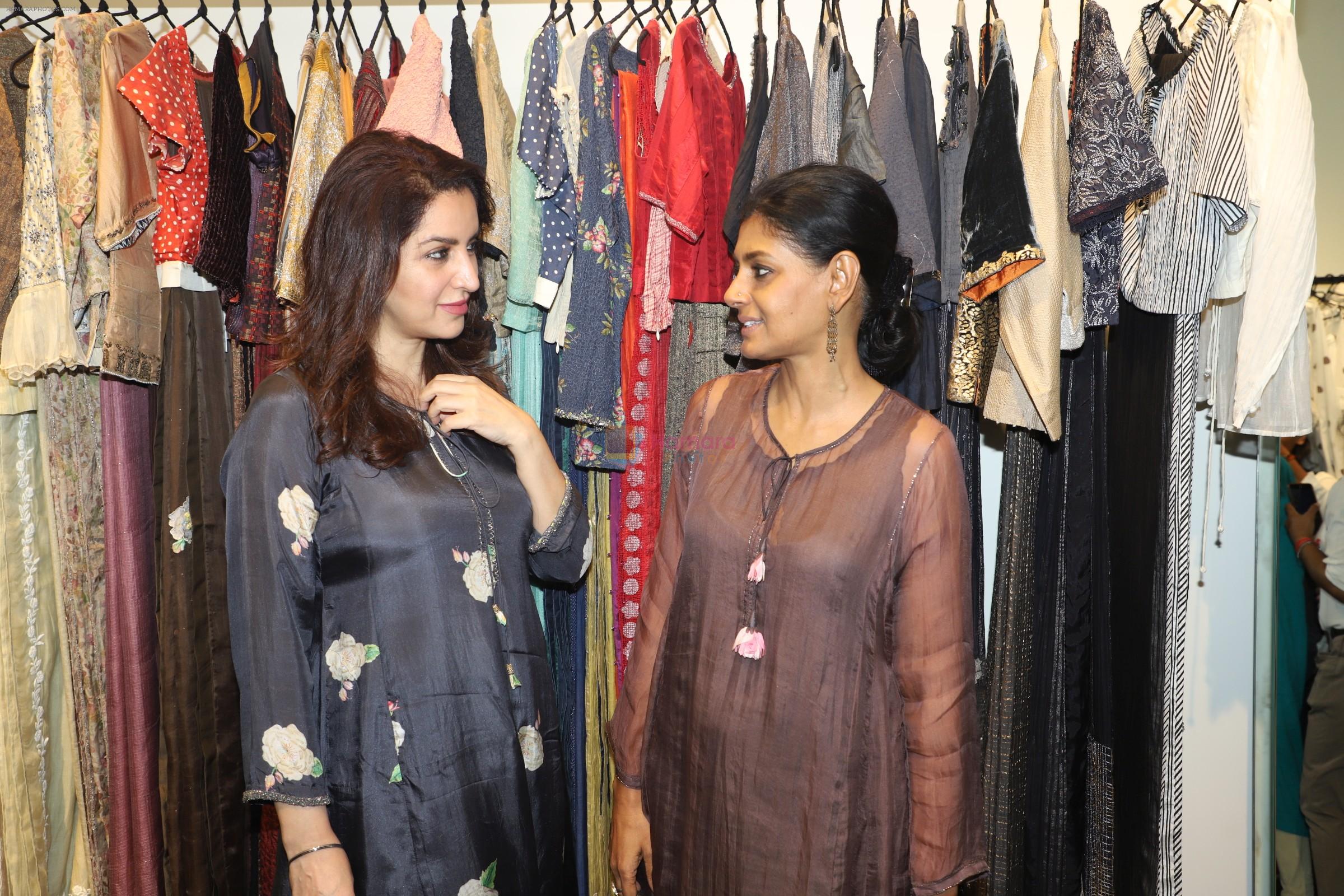 Tisca Chopra, Nandita Das at the launch of the flagship store of Shades of India, an award-winning lifestyle Mumbai on 12th Sept 2019