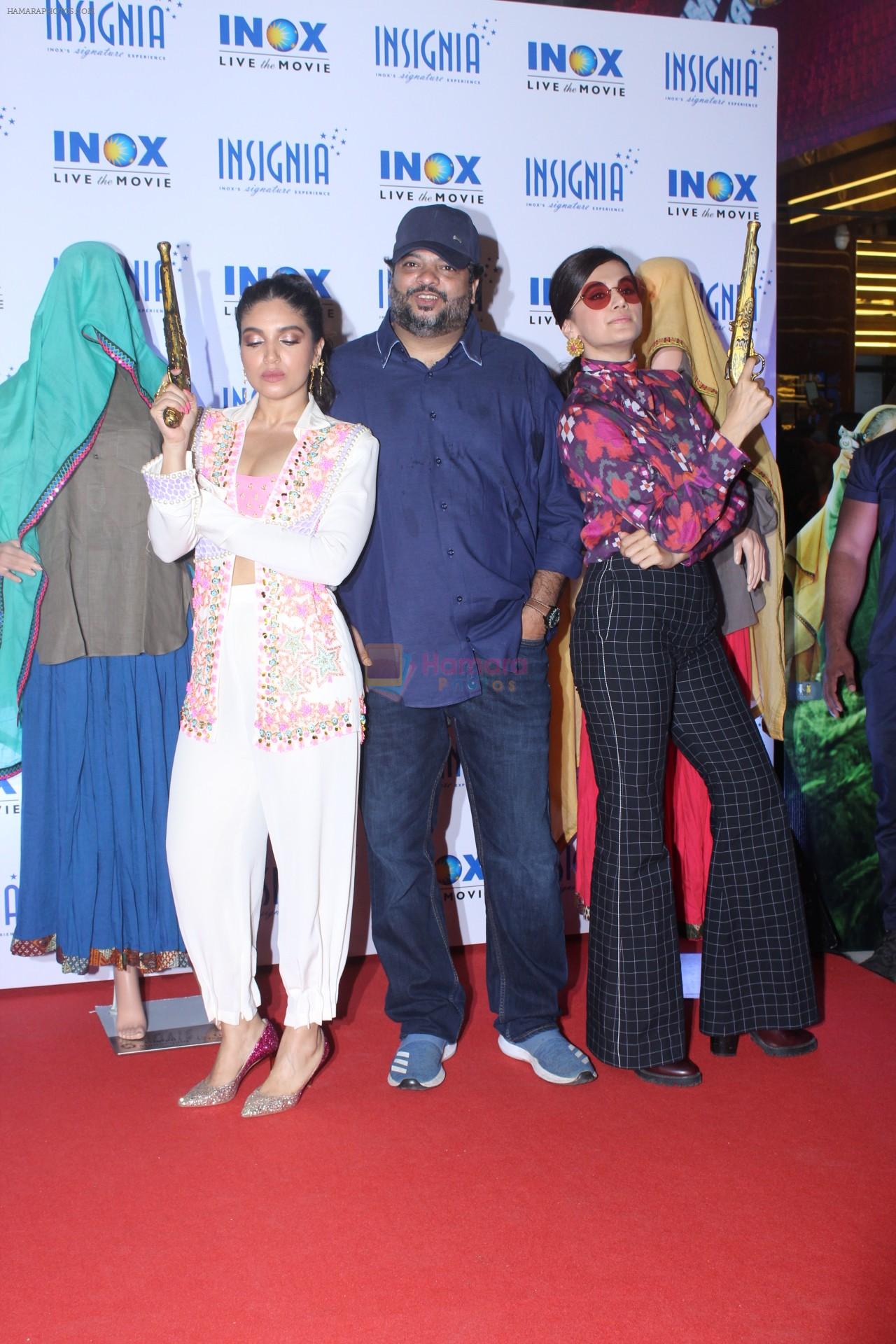 Taapsee Pannu, Bhumi Pednekar at the Trailer Launch Of Film Saand Ki Aankh on 24th Sept 2019