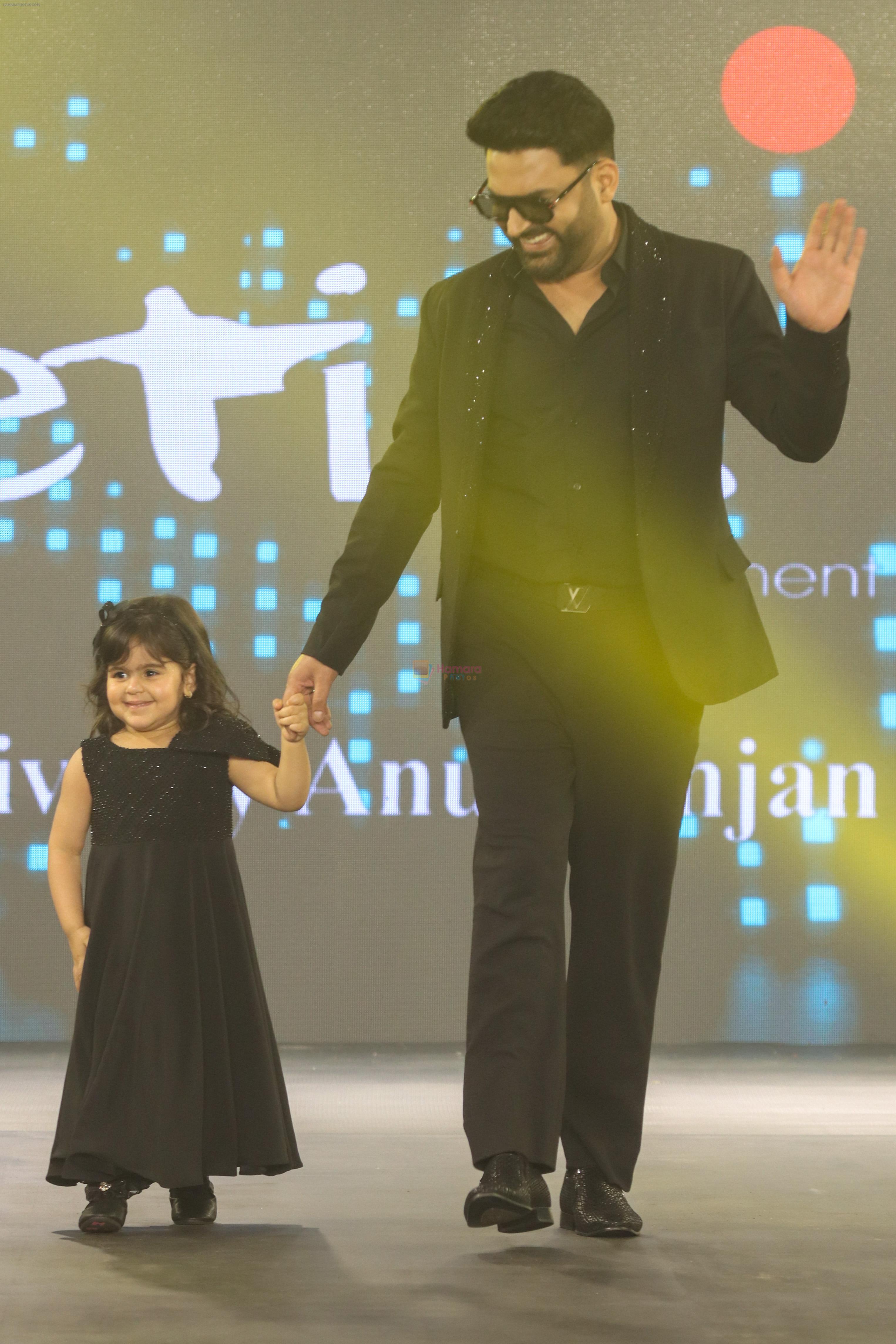 Kapil Sharma with Daughter during 17th Edition of BETI A Fashion Fundraiser Show on 14 May 2023