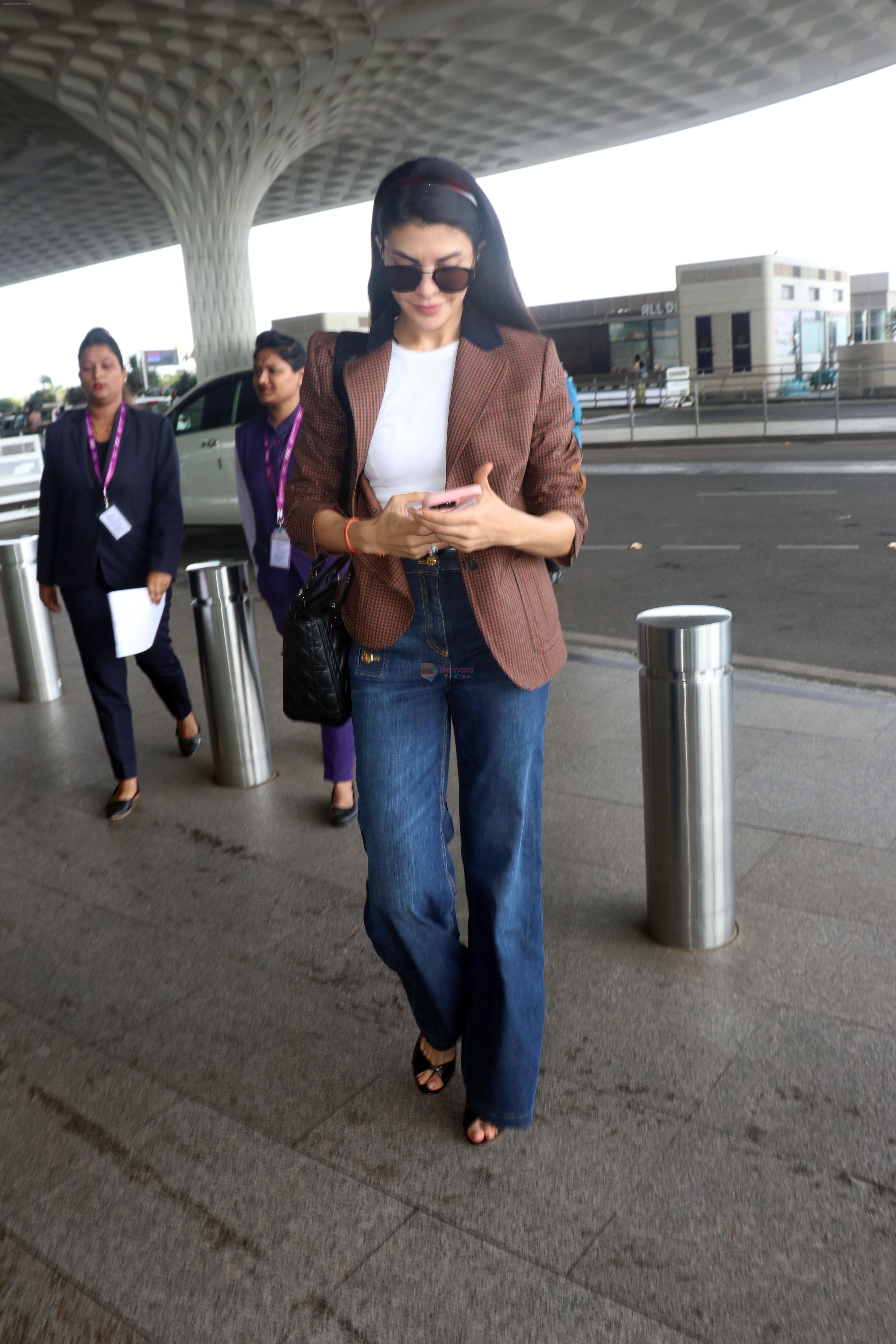 Jacqueline Fernandez at the airport on 20th May 2023