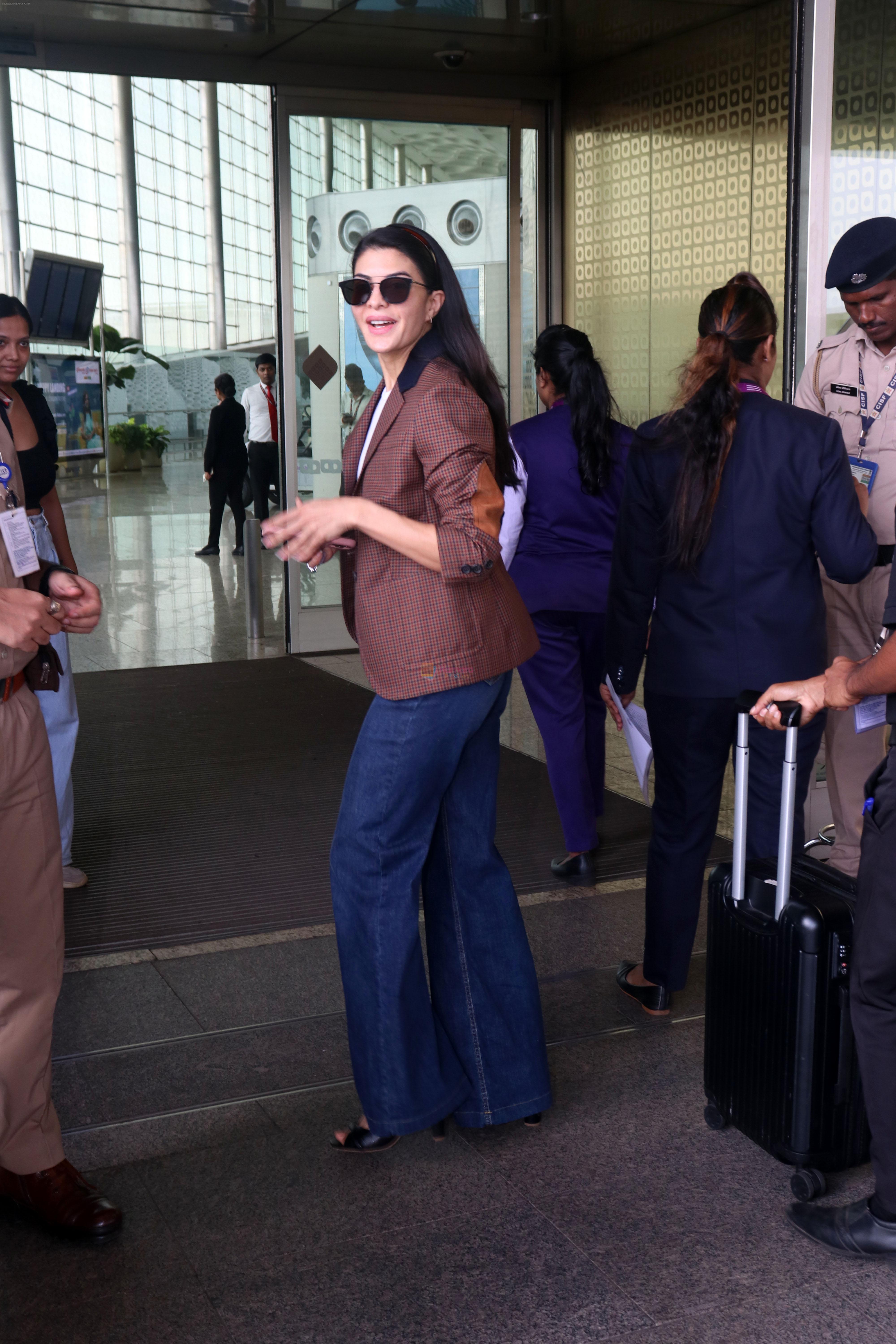 Jacqueline Fernandez at the airport on 20th May 2023