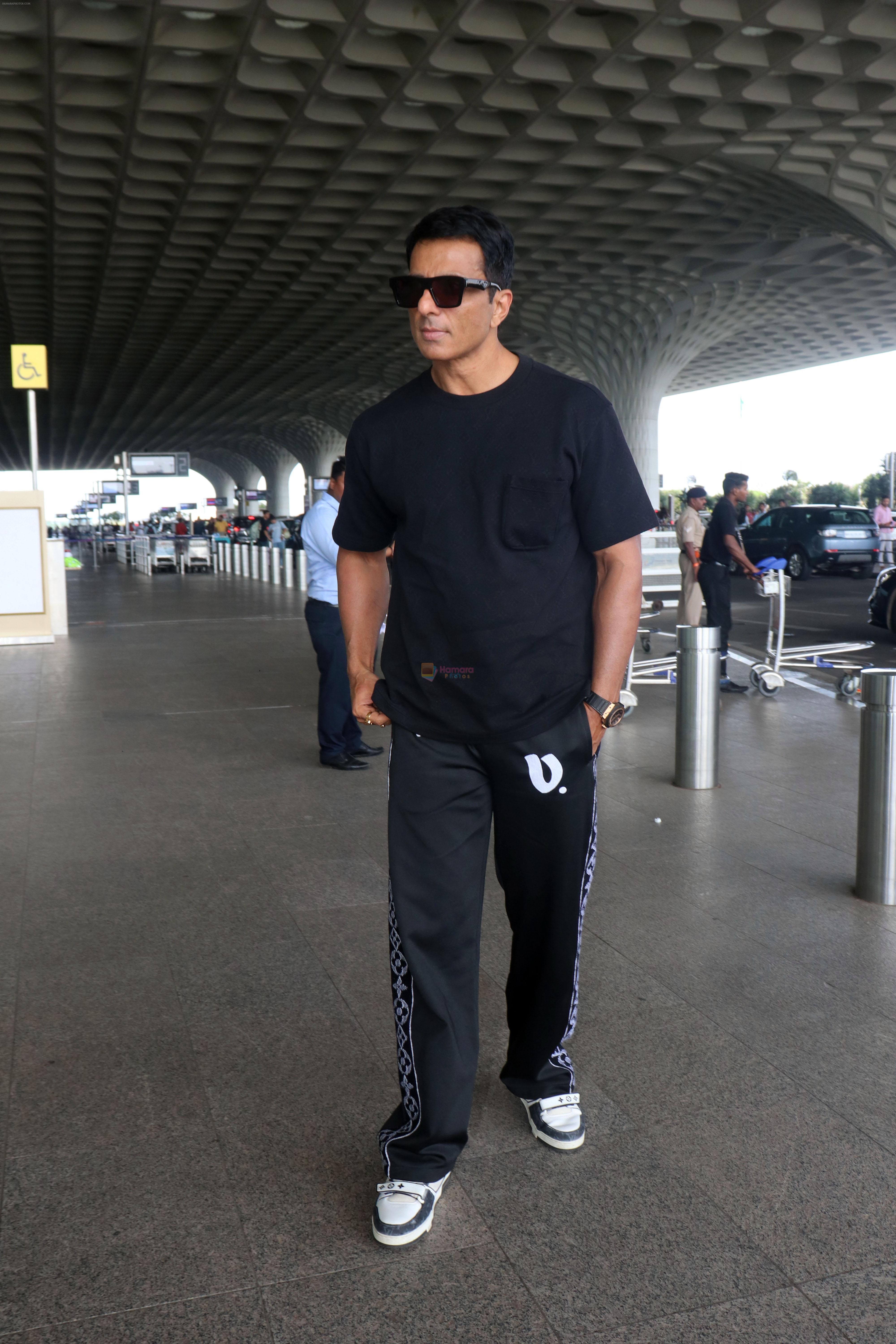 Sonu Sood at Airport on 20th May 2023