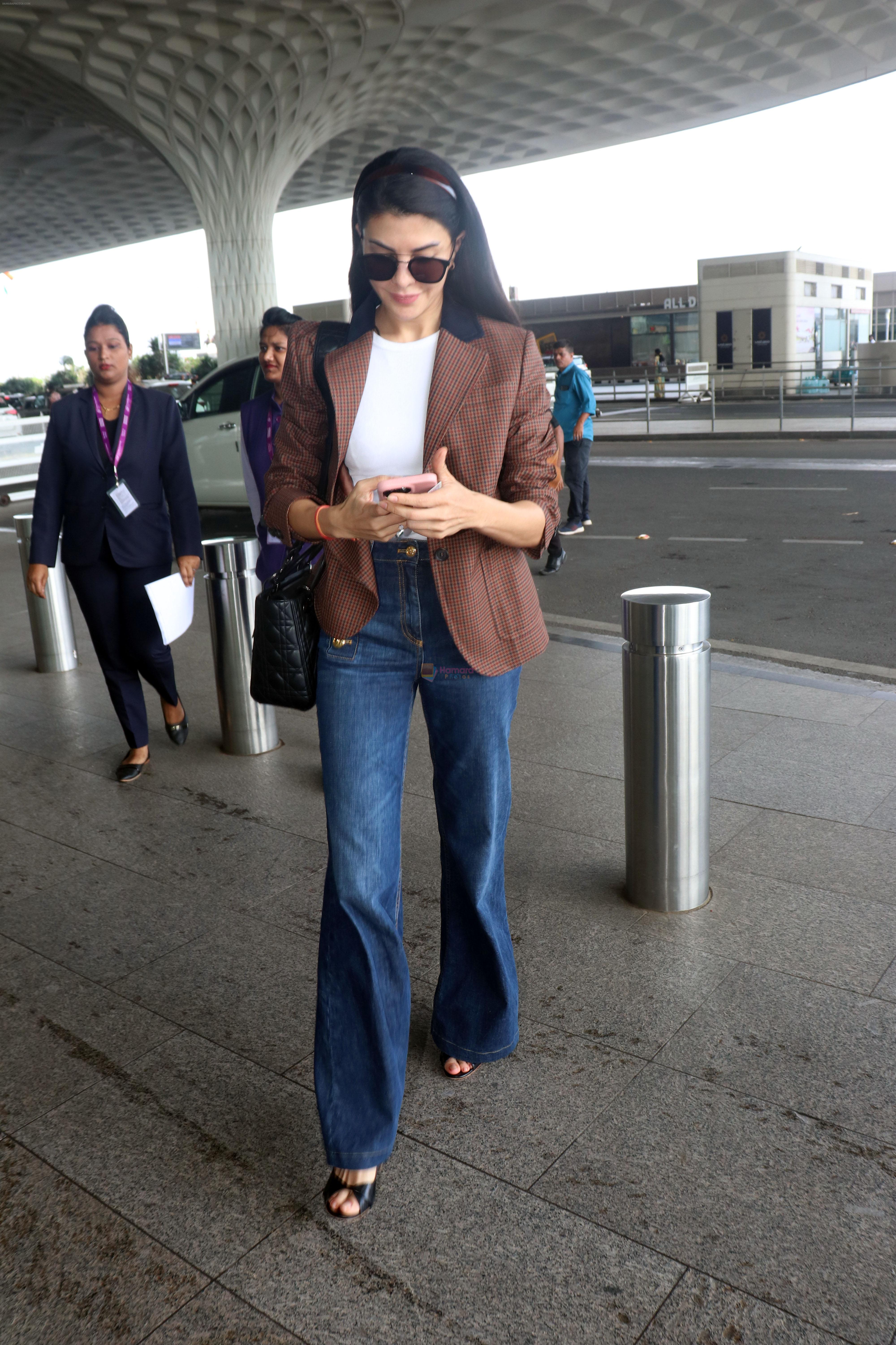 Jacqueline Fernandez at the airport on 20th May 2023