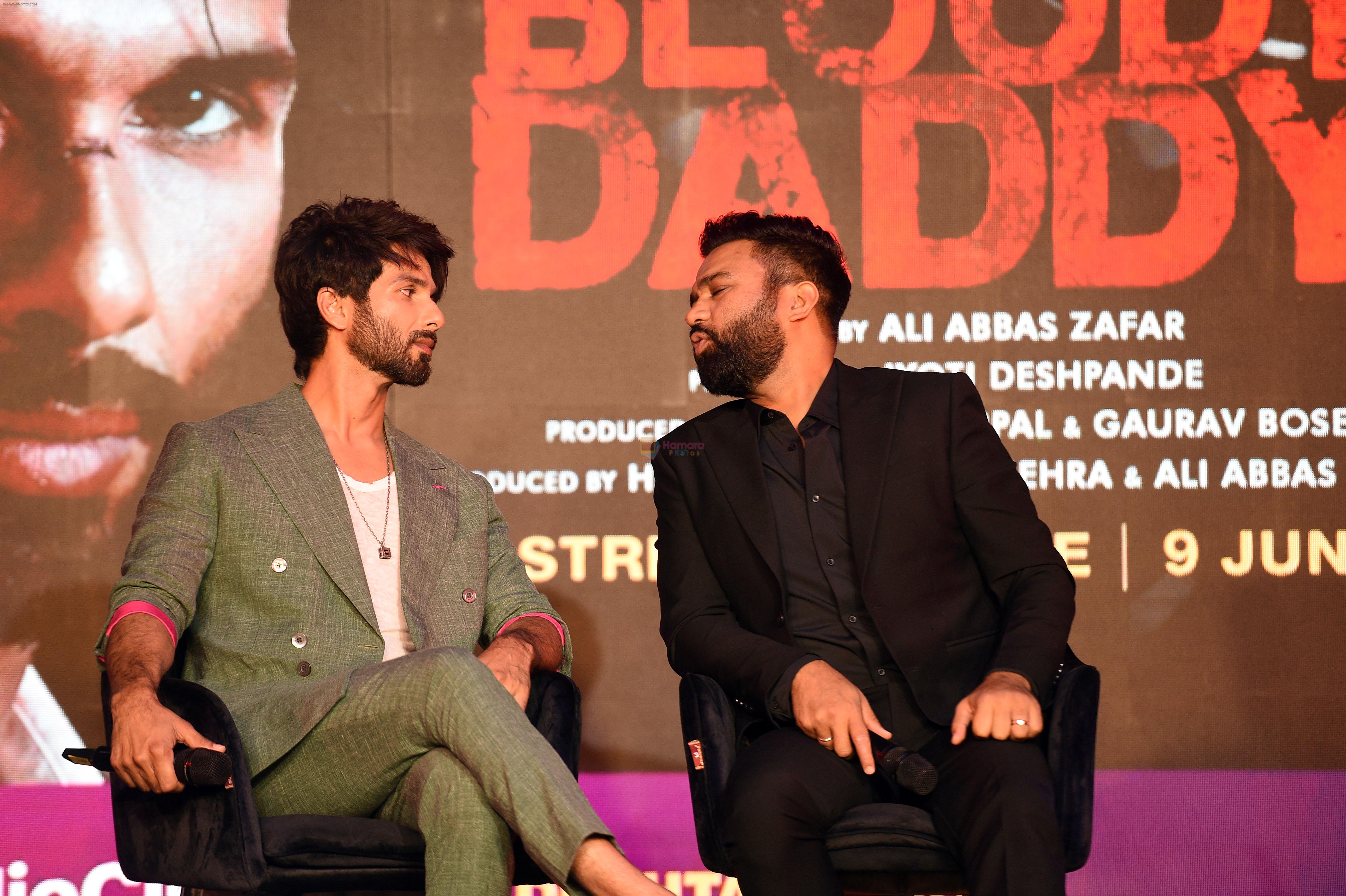 Shahid Kapoor, Ali Abbas Zafar at the trailer launch of Bloody Daddy on 24 May 2023
