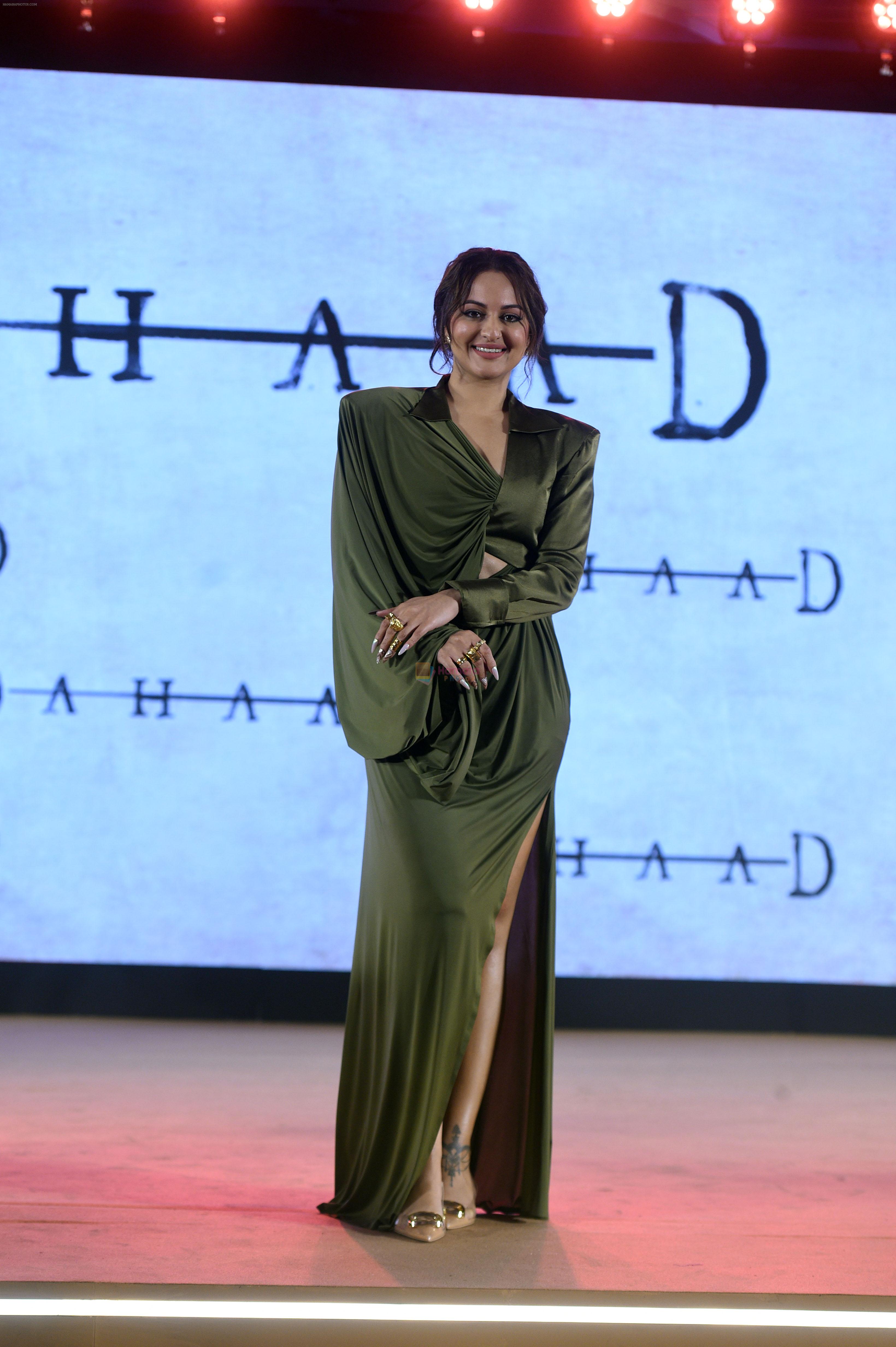 Sonakshi Sinha at the trailer launch oF Film Dahaad on 3 May 2023