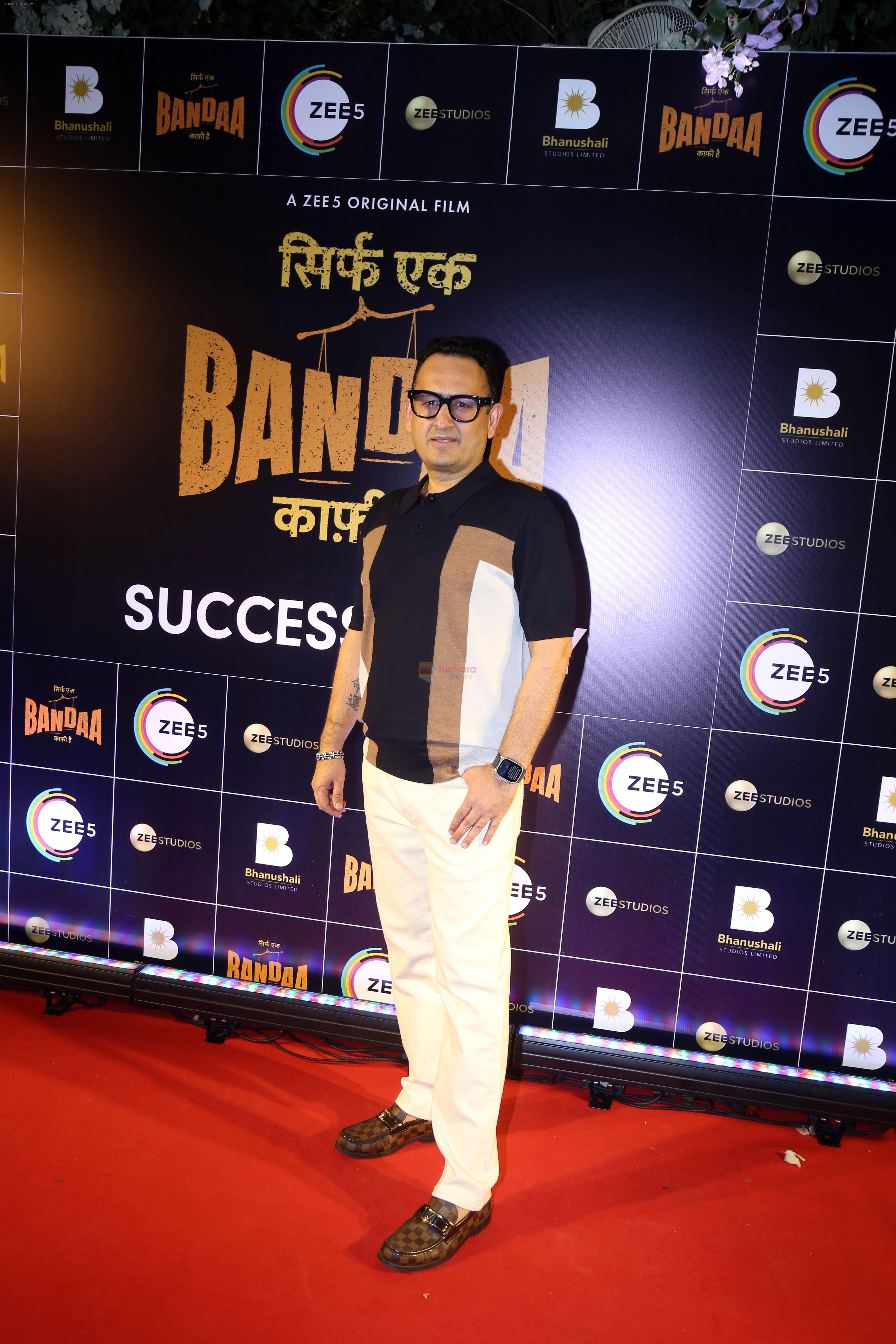 Vinod Bhanushali at Success Party Of Film Sirf Ek Bandaa Kaafi Hai