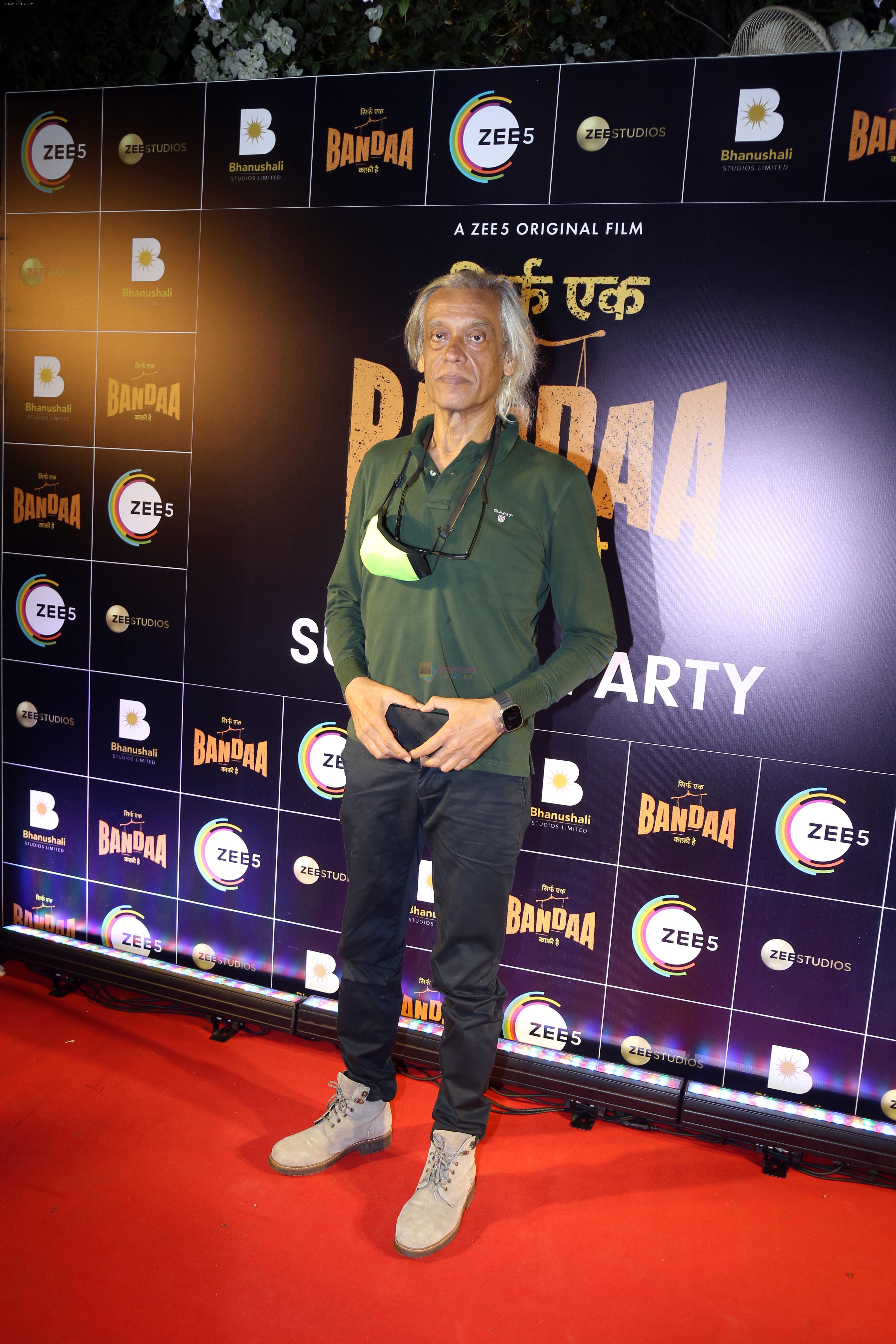 Sudhir Mishra at Success Party Of Film Sirf Ek Bandaa Kaafi Hai