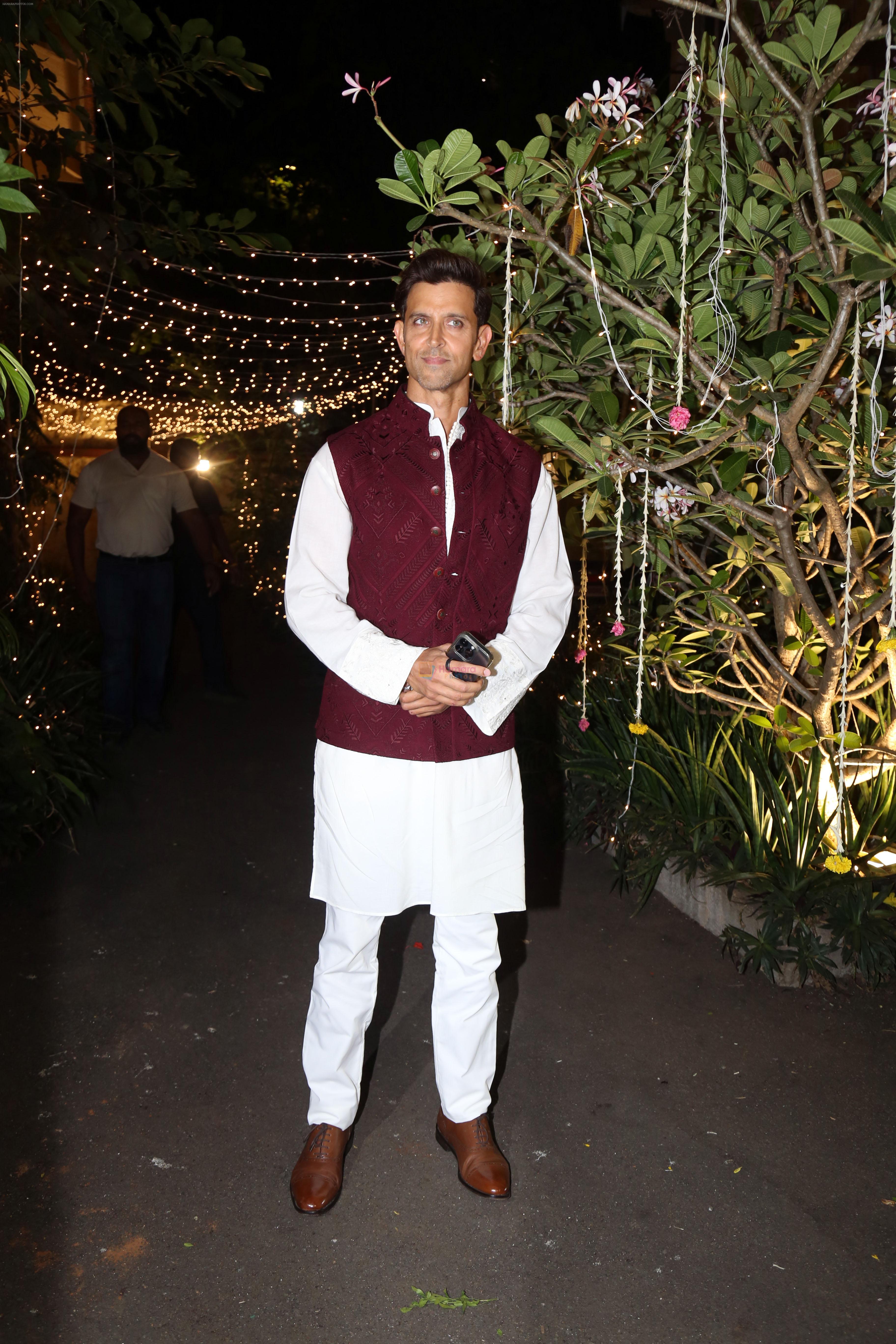 Hrithik Roshan at Madhu Mantena and Ira Trivedi Mehendi Ceremony