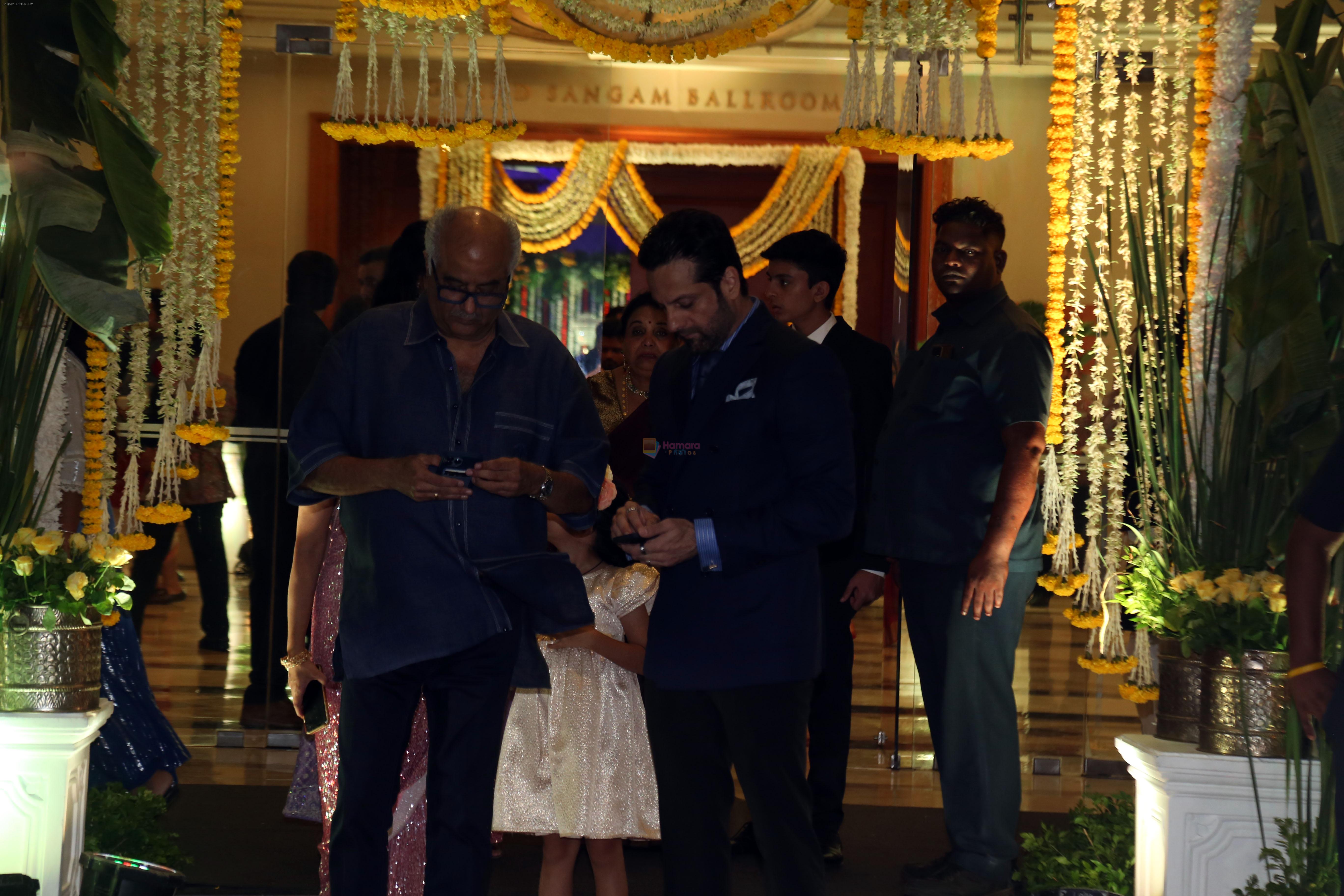 Boney Kapoor and Fadeen Khan at Madhu Mantena and Ira Trivedi wedding ceremony on 11 Jun 2023