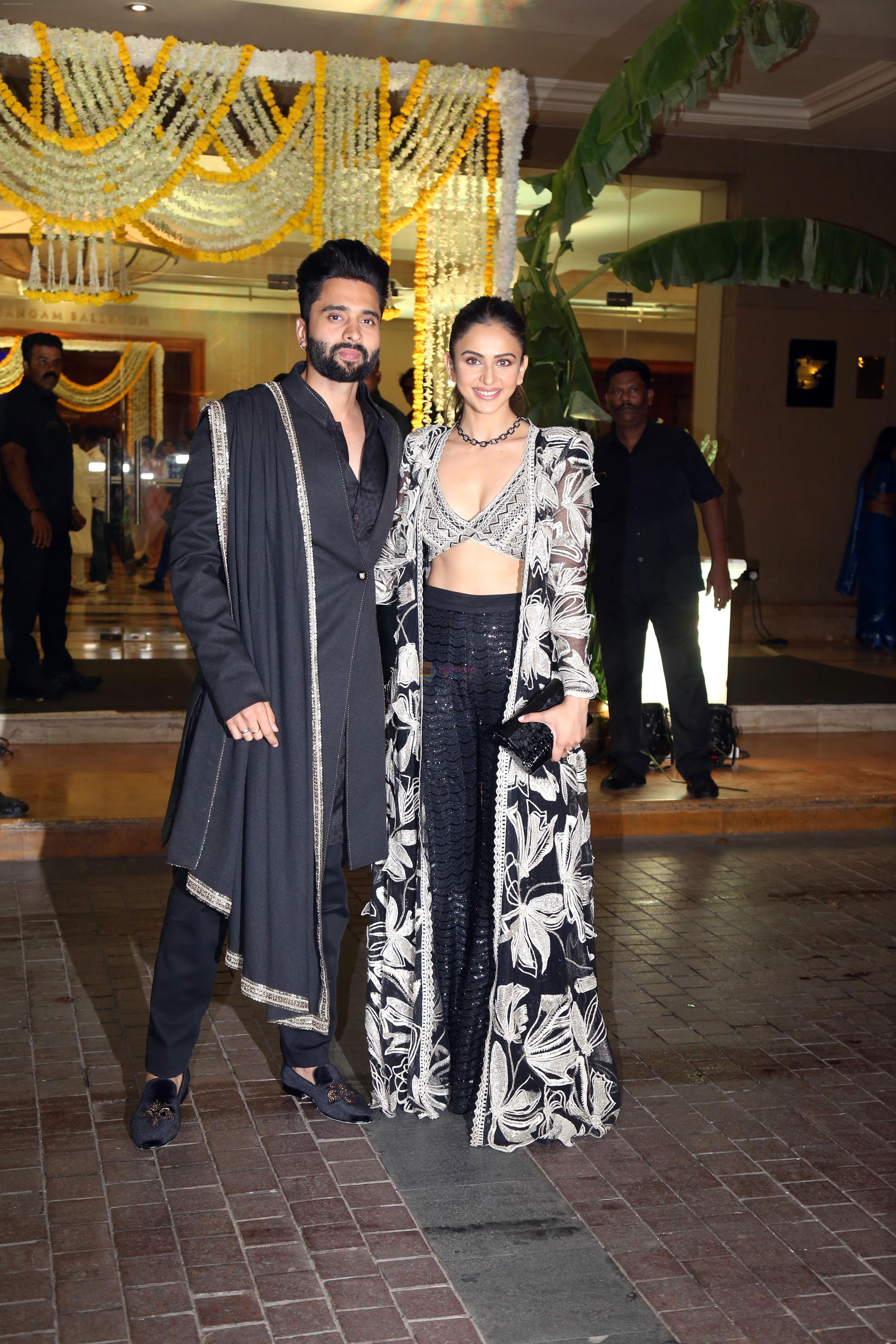 Jackky Bhagnani and Rakul Preet Singh at Madhu Mantena and Ira Trivedi wedding ceremony on 11 Jun 2023