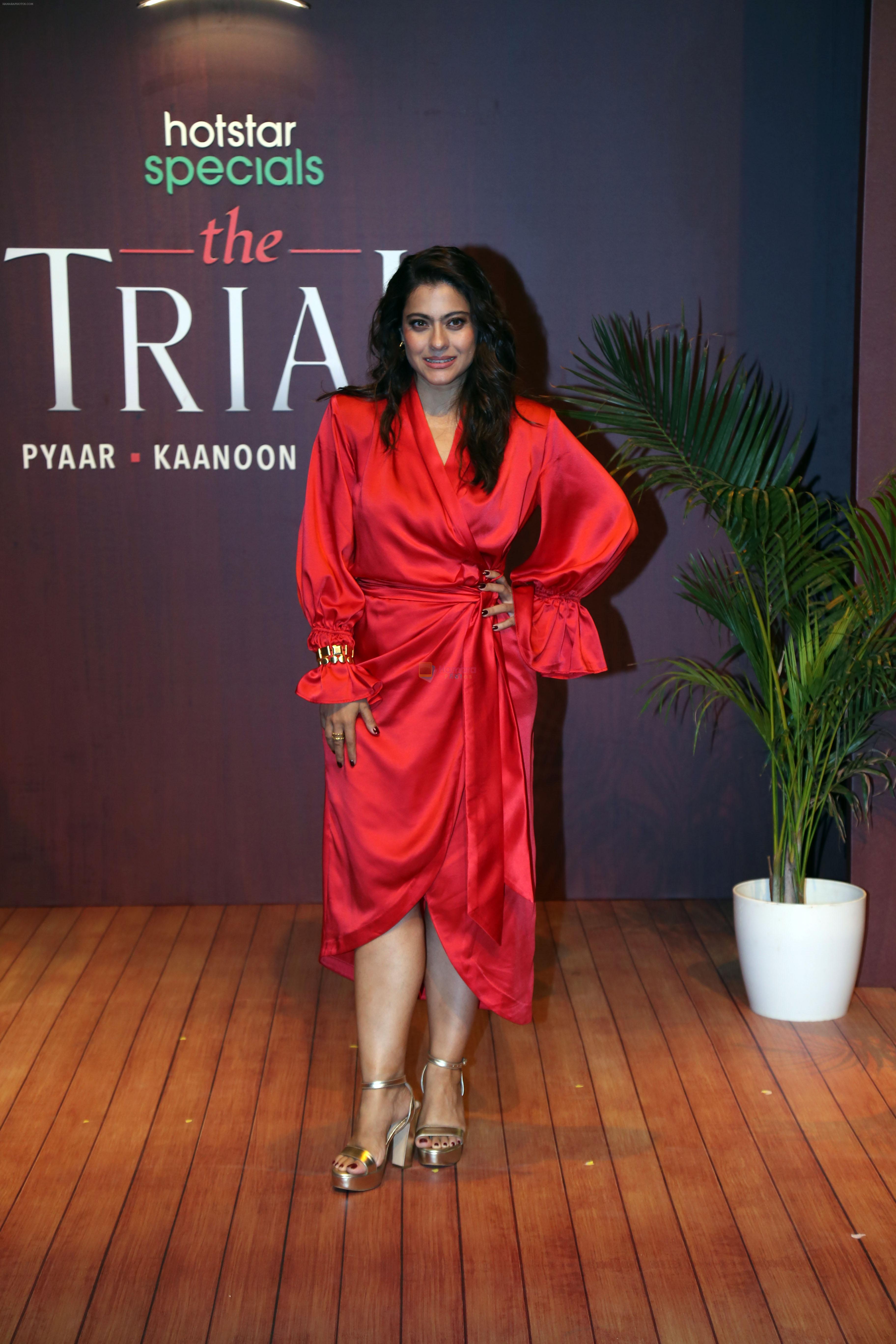 Kajol at the Trailer Launch of Web Series The Trial Pyaar Kanoon Dhokha