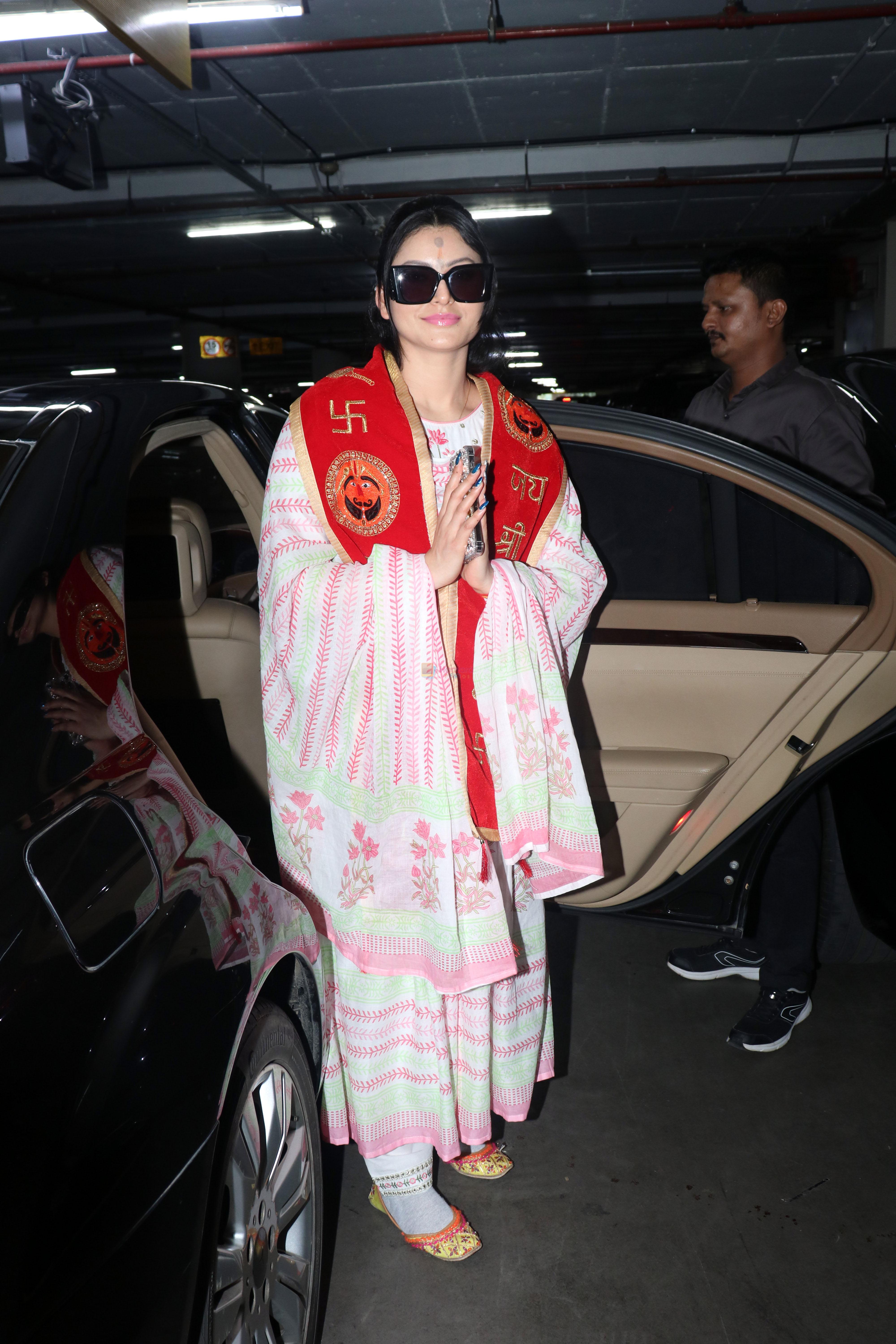 Urvashi Rautela dressed spiritual at airport on 15 Jun 2023