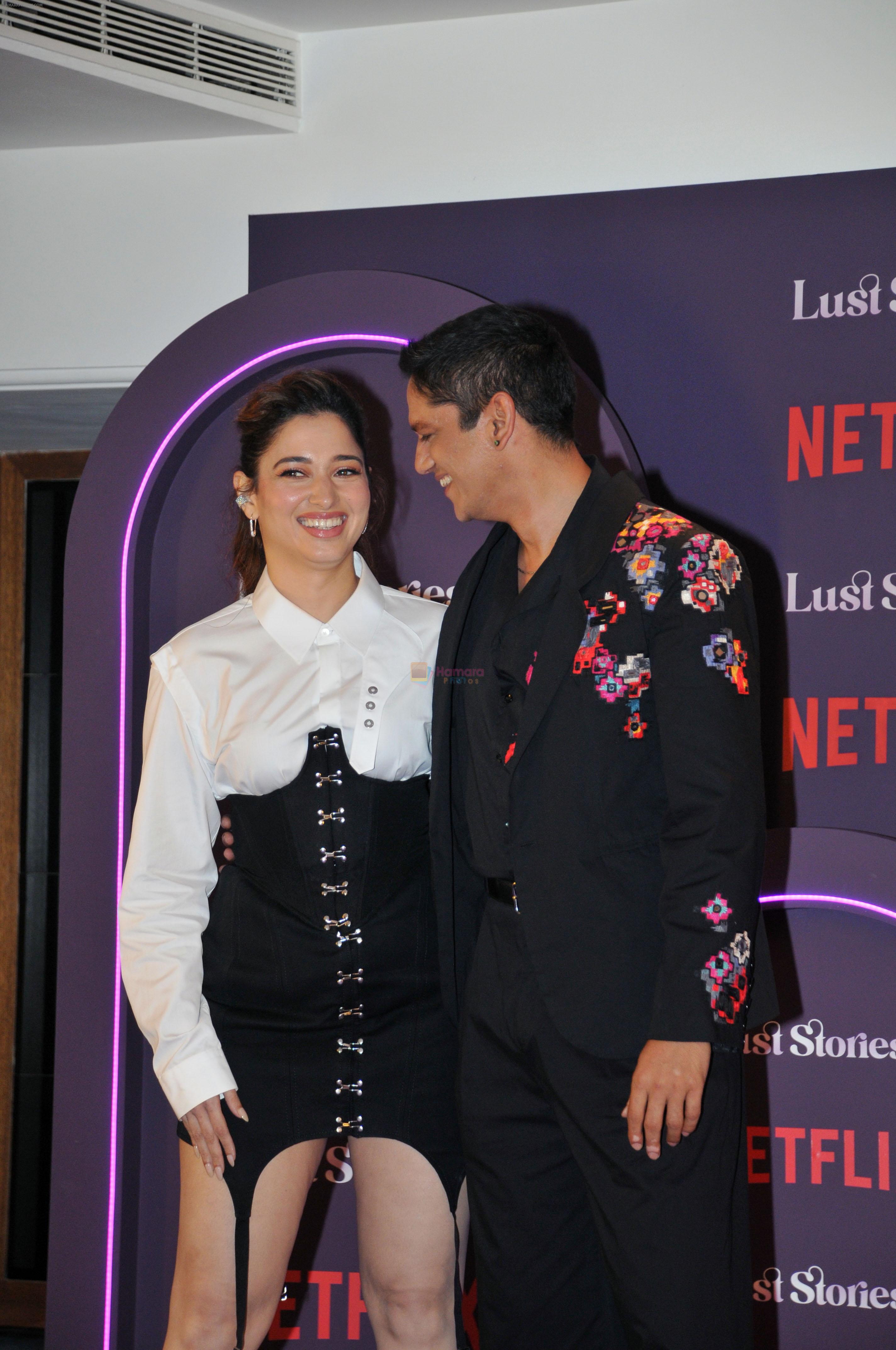 Tamanna Bhatia and Vijay Varma at the Screening of Lust Stories 2 at Taj Lands End in Bandra on 27 Jun 2023