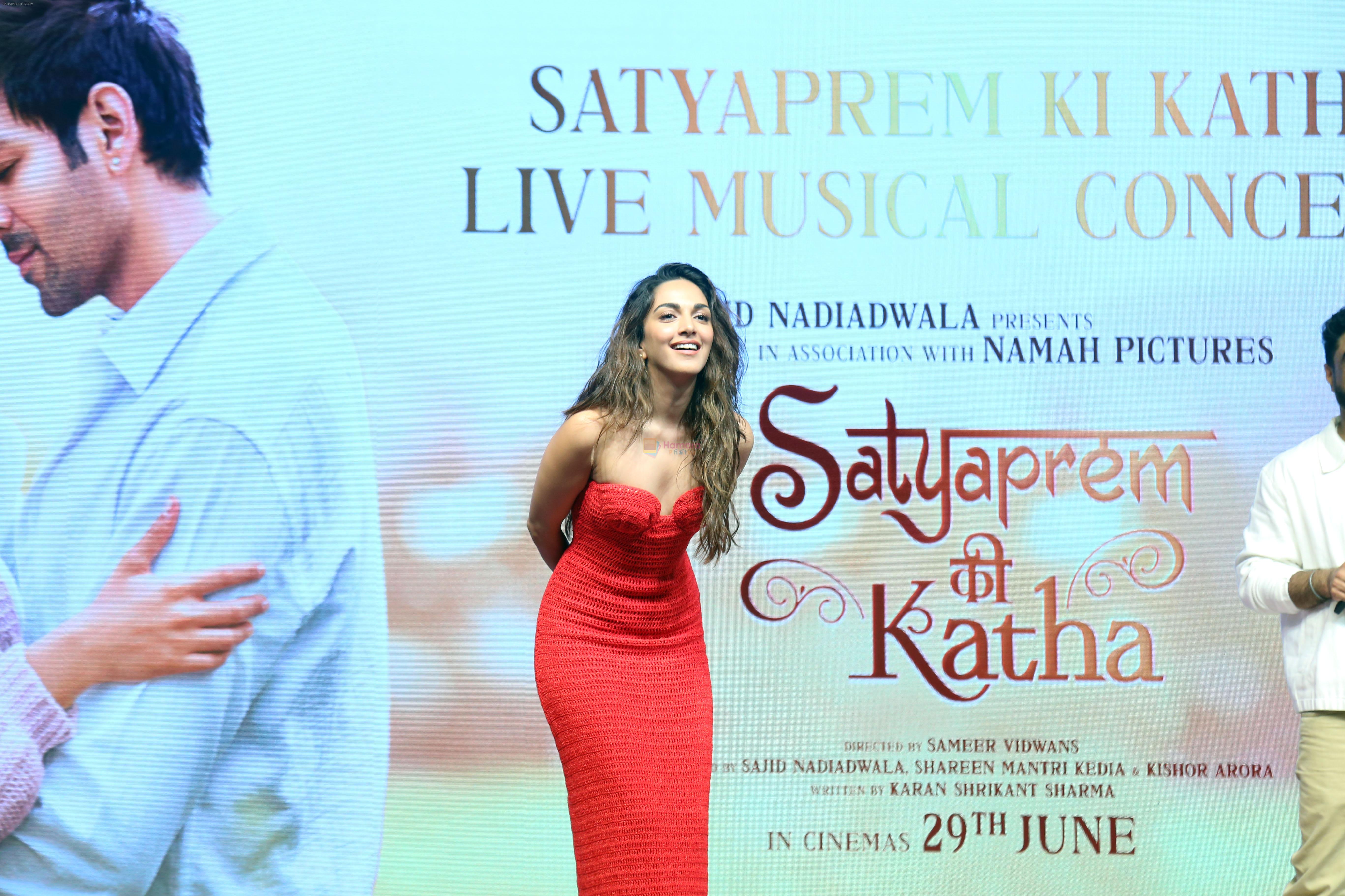 Kiara Advani at a Special Musical Concert of their film Satyaprem Ki Katha on 27 Jun 2023