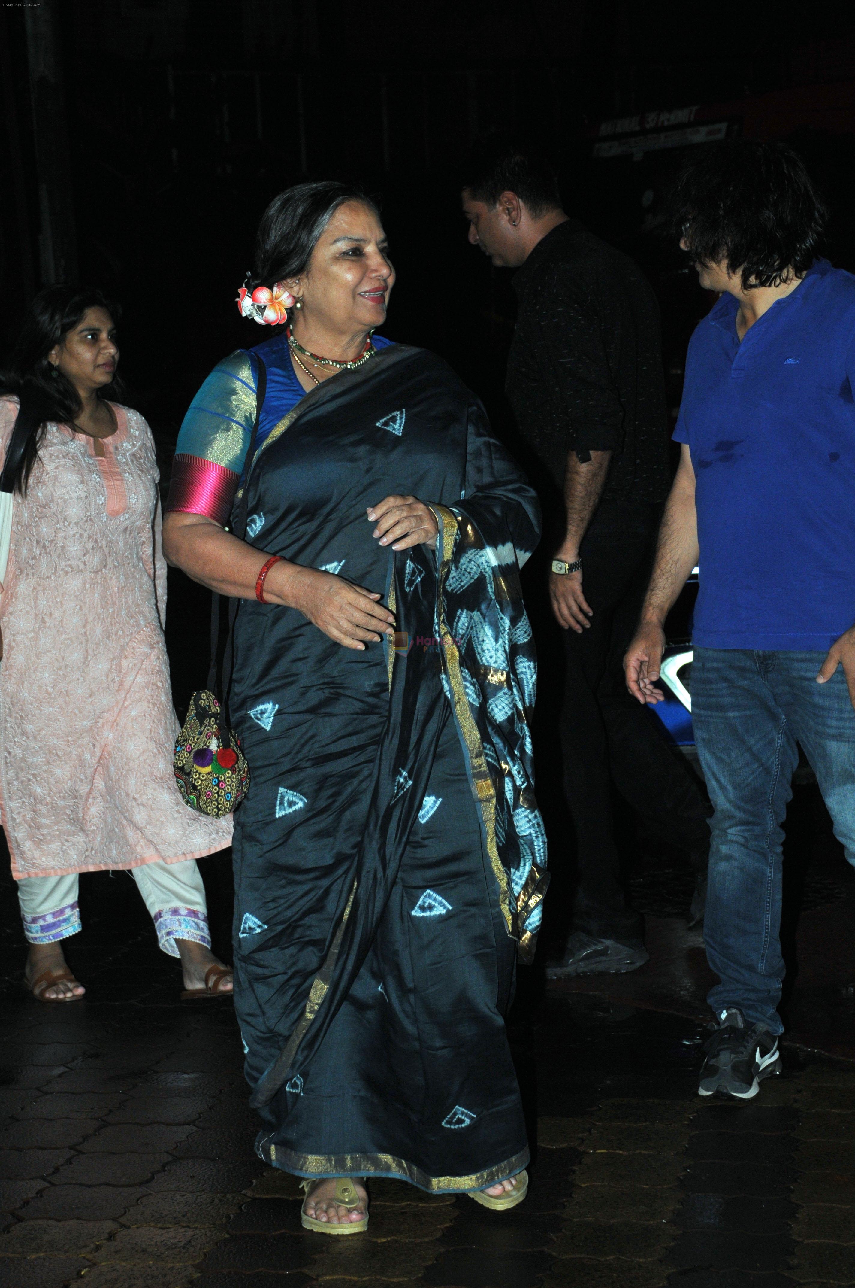 Shabana Azmi at the premiere of Saumya Joshi play Welcome Zindagi in Iskcon Auditorium on 1 July 2023