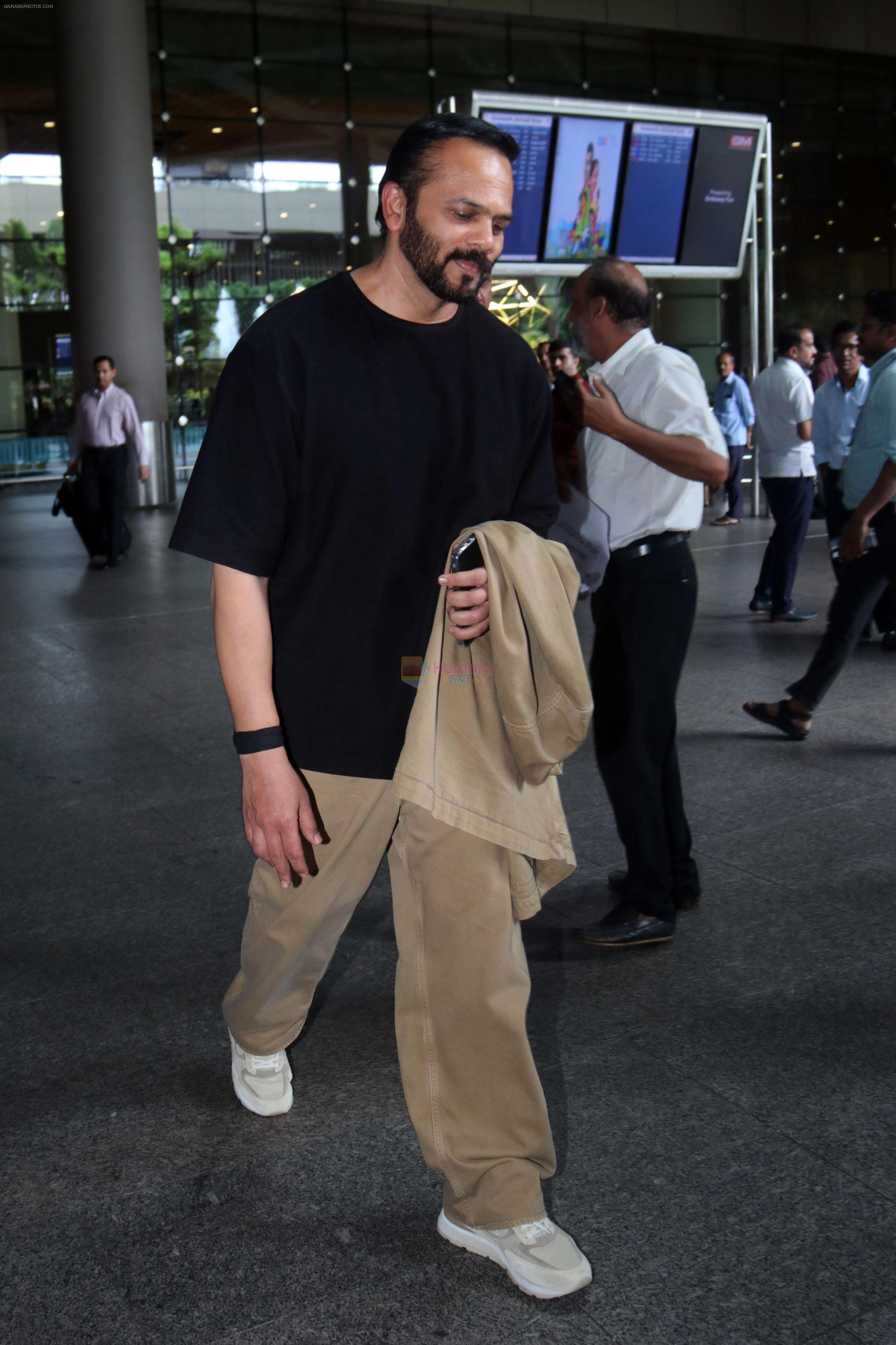 Rohit Shetty seen at the airport on 4 July 2023