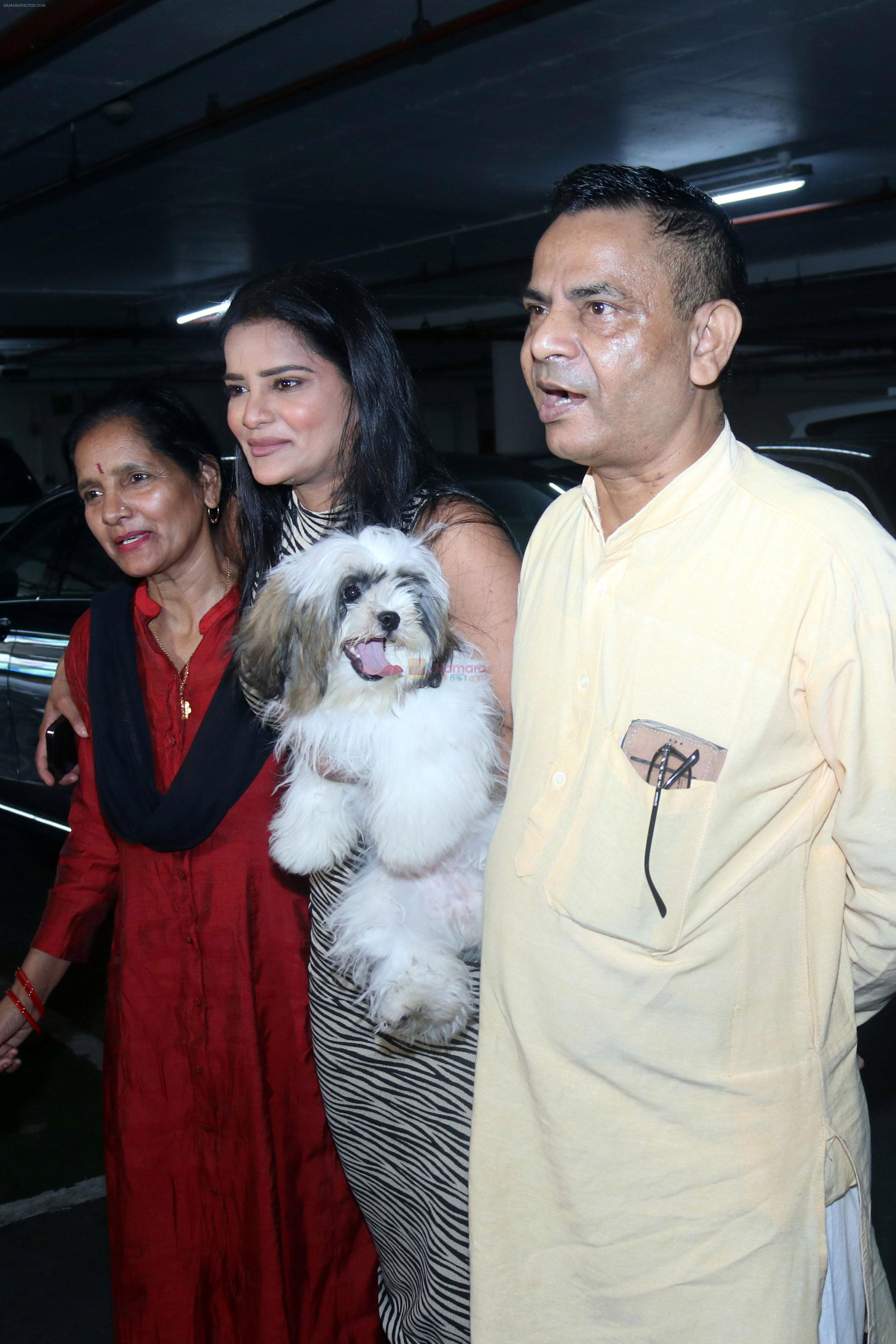 Archana Gautam, Gautam Budh, Sunita Gautam Khatron Ke Khiladi Season 13 Team seen at the Airport on 5 July 2023